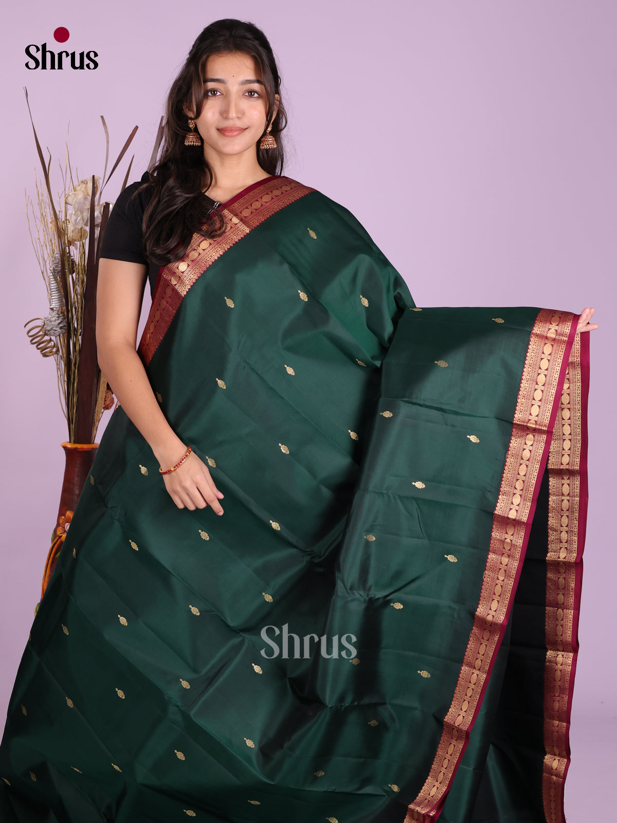 DKS13434 - Kanchipuram silk (HR) Saree
