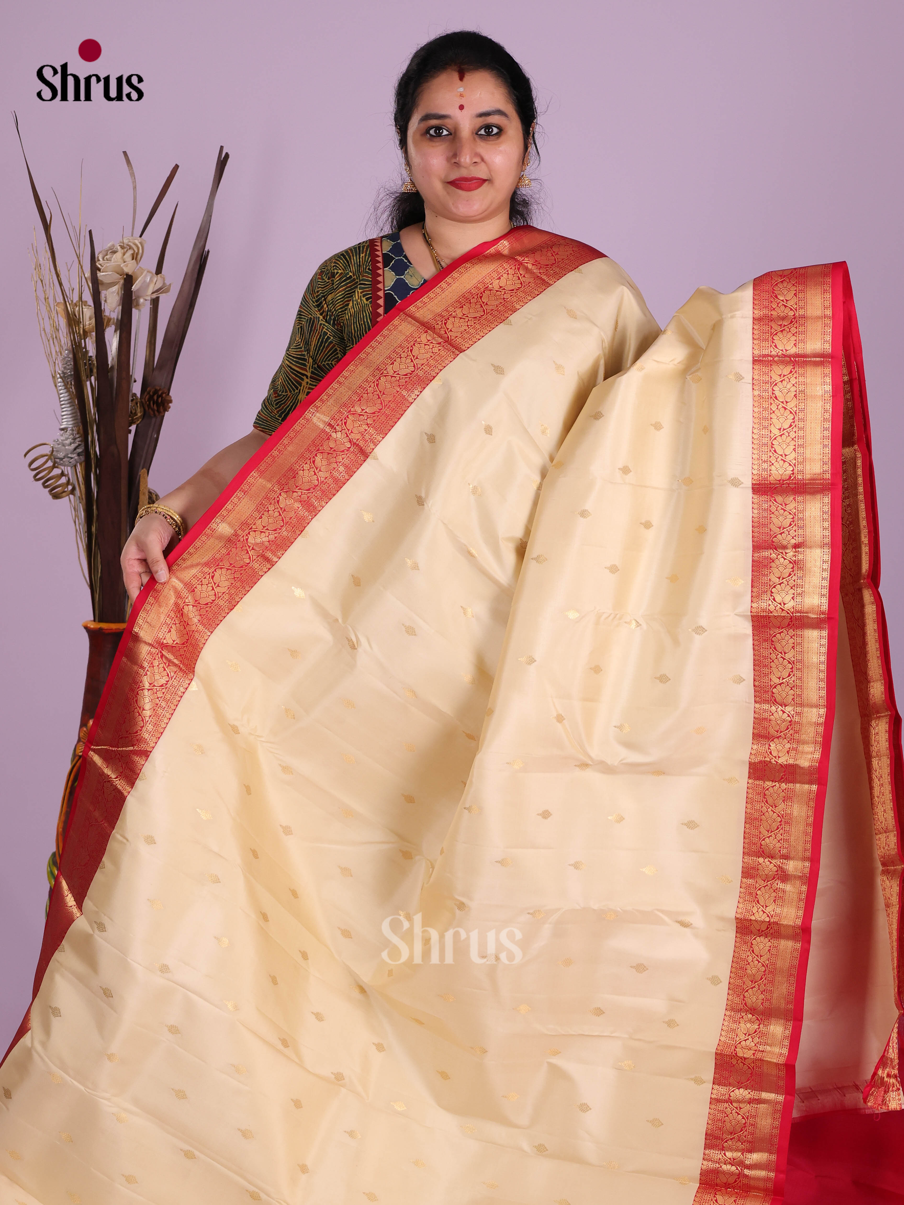 DKS13435 - Kanchipuram silk (HR) Saree - Shop on Shrus.com