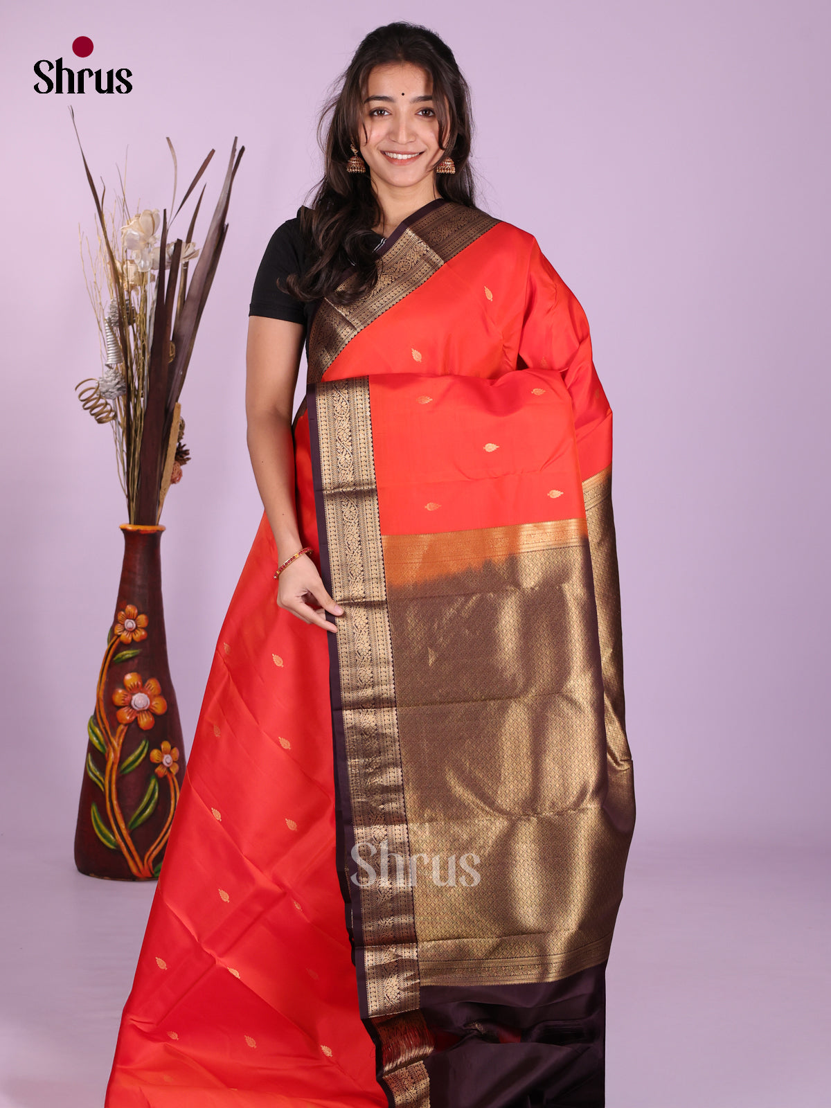 DKS13437 - Kanchipuram silk (HR) Saree - Shop on Shrus.com