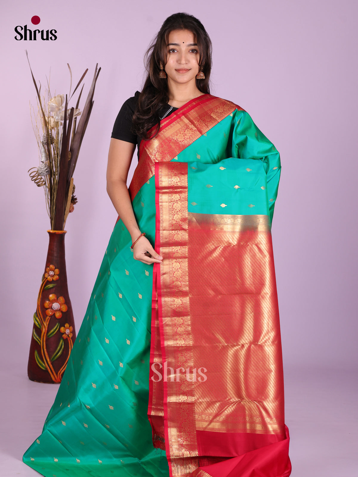 DKS13444 - Kanchipuram silk (HR) Saree