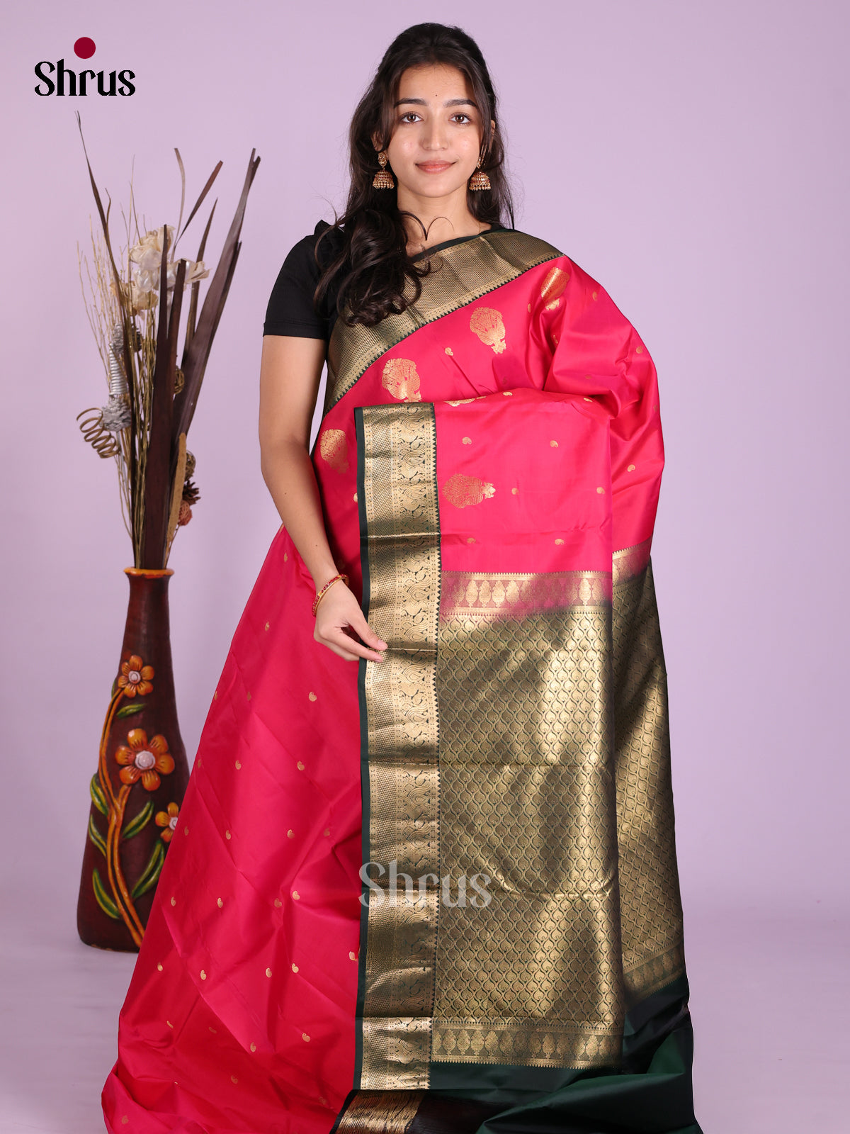 DKS13447 - Kanchipuram silk (HR) Saree