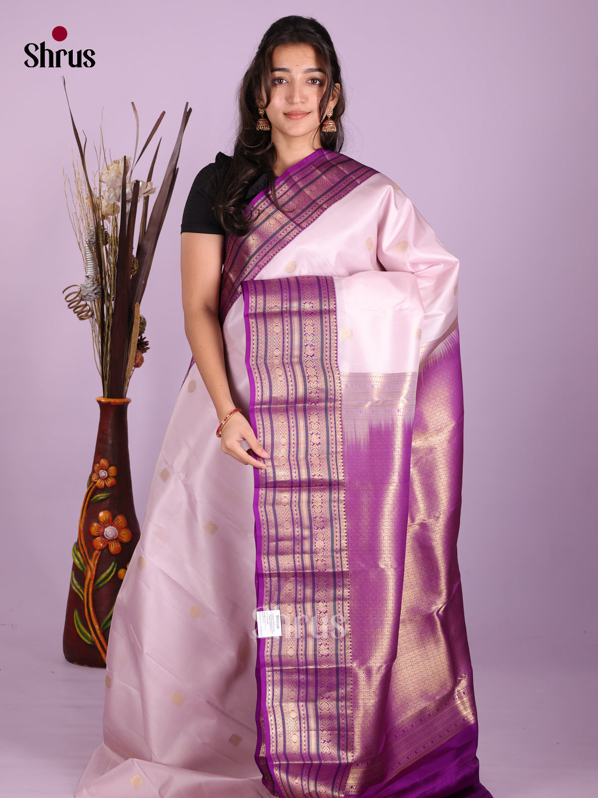DKS13468 - Kanchipuram silk (HR) Saree - Shop on Shrus.com
