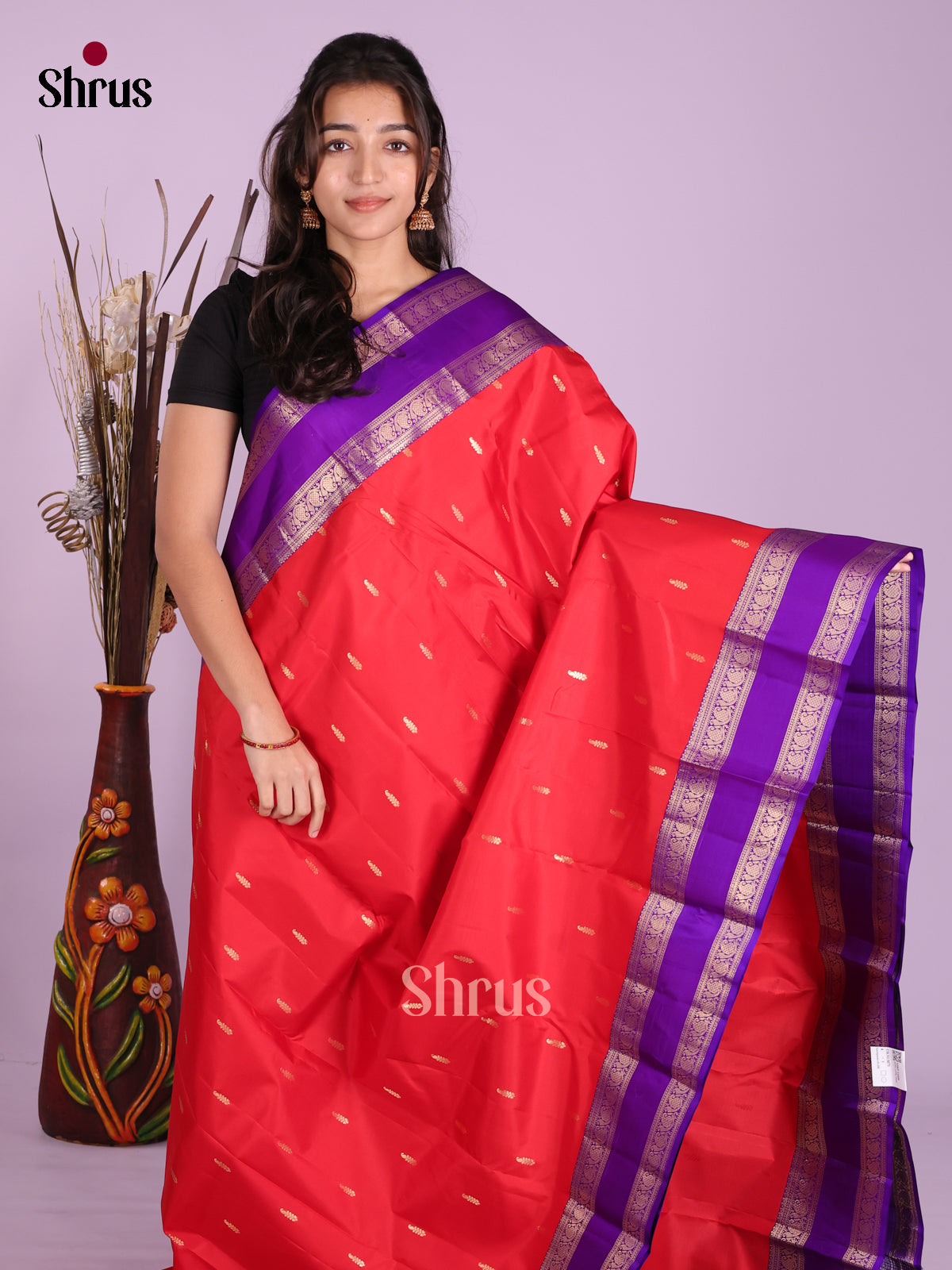 DKS13475 - Kanchipuram silk (HR) Saree