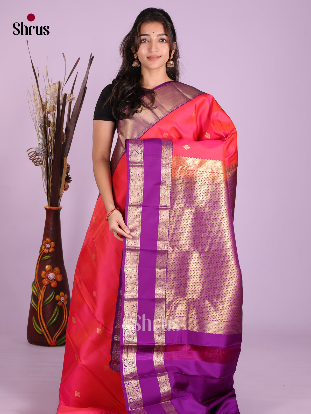 DKS13476 - Kanchipuram silk (HR) Saree