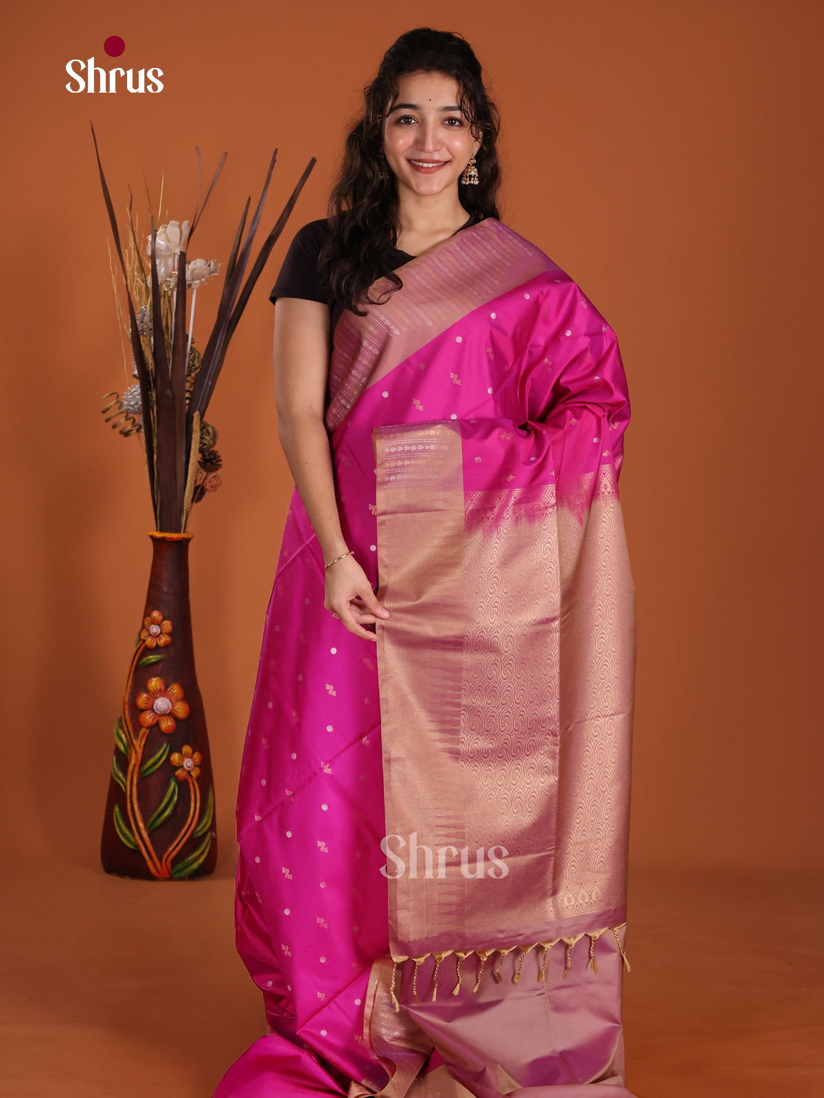 DKS14010 - Semi Softsilk Saree