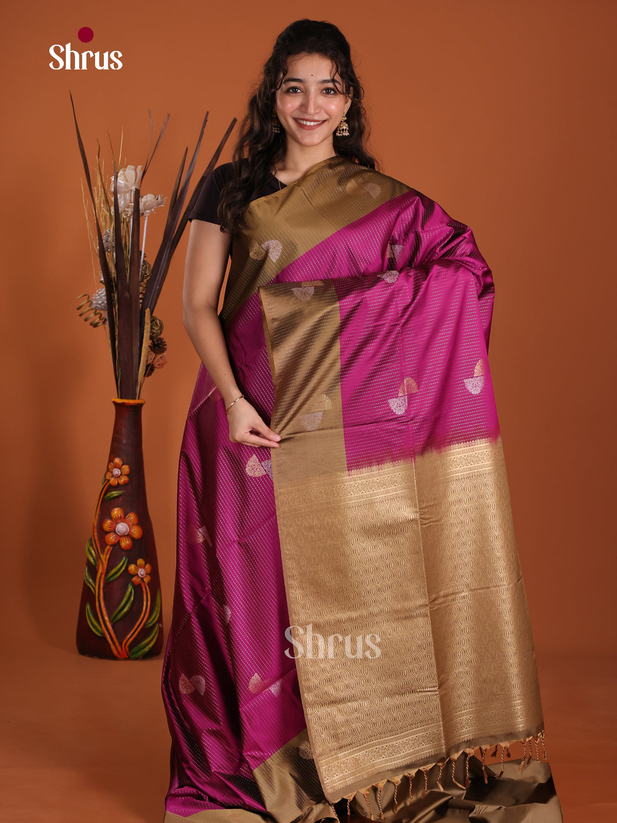 DKS14011 - Semi Softsilk Saree
