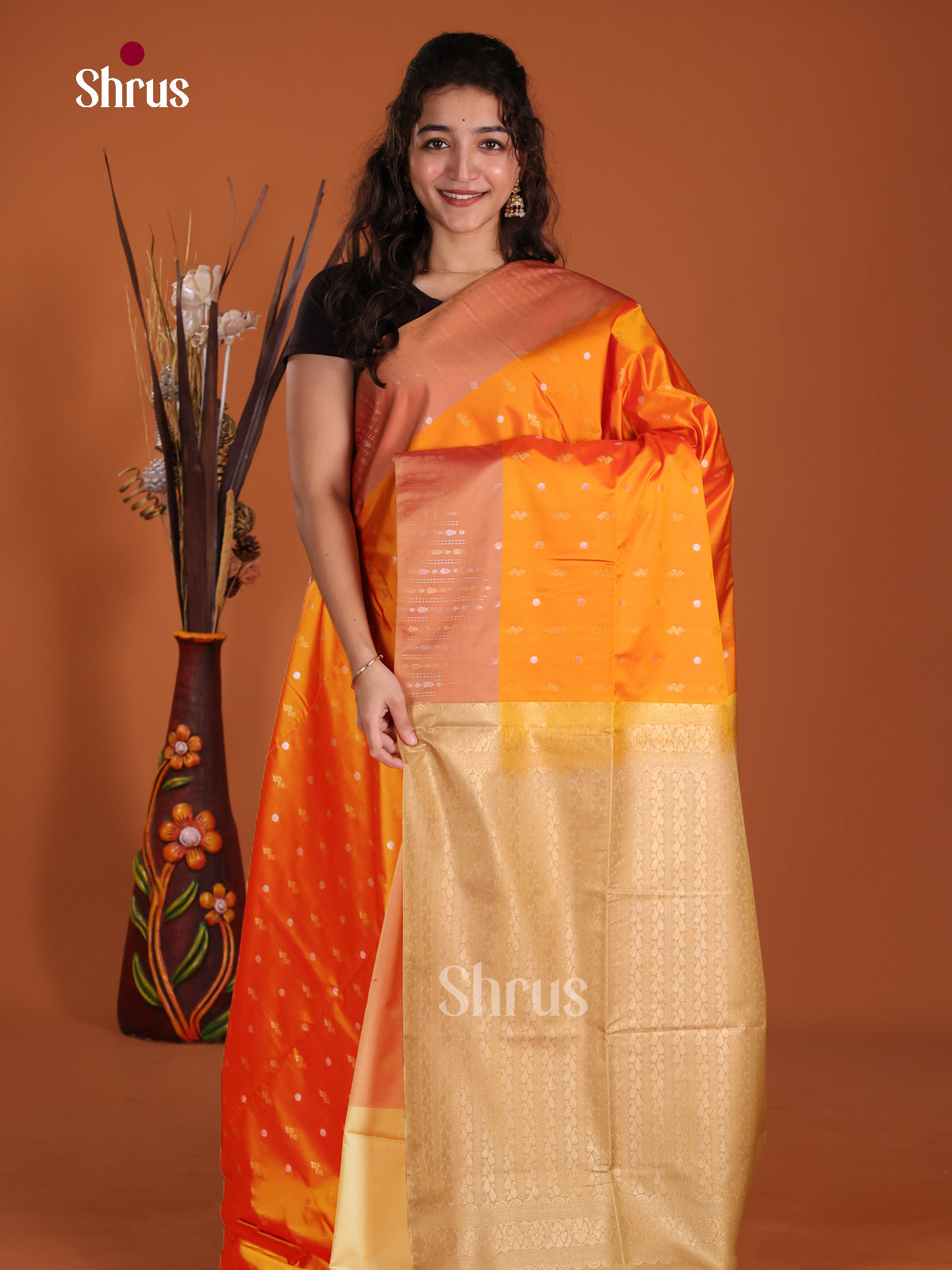 DKS14014 - Semi Softsilk Saree