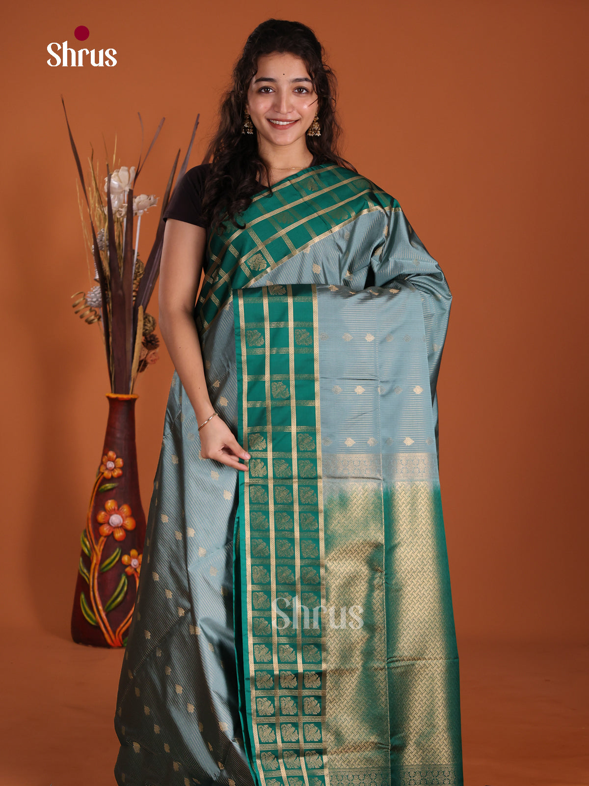 DKS14024 - Semi Softsilk Saree