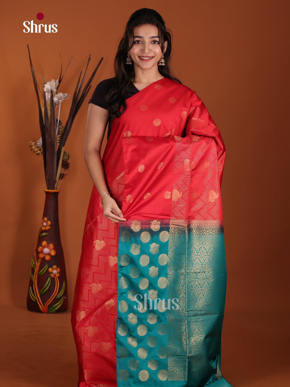 DKS14026 - Semi Softsilk Saree