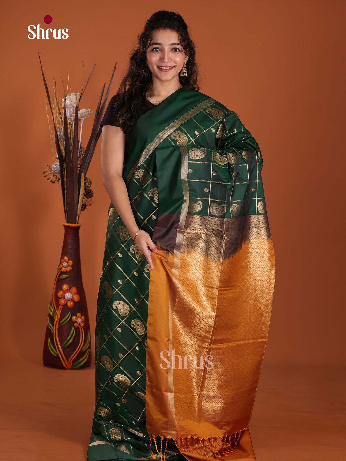 DKS14051 - Semi Softsilk Saree