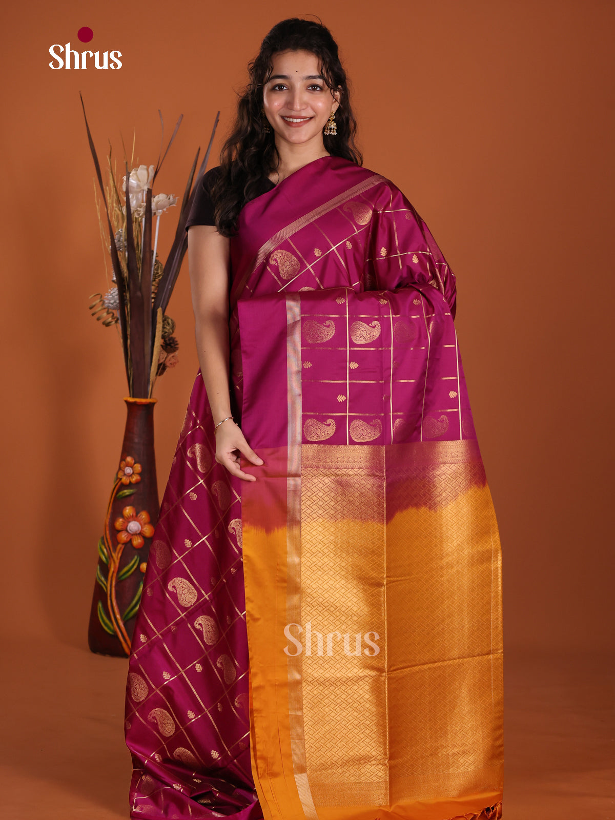 DKS14053 - Semi Softsilk Saree