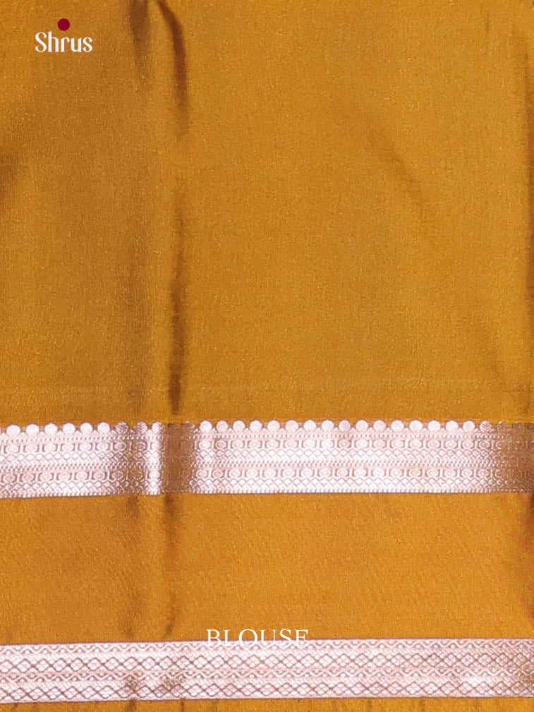 Green & Mustard - Semi Softsilk Saree