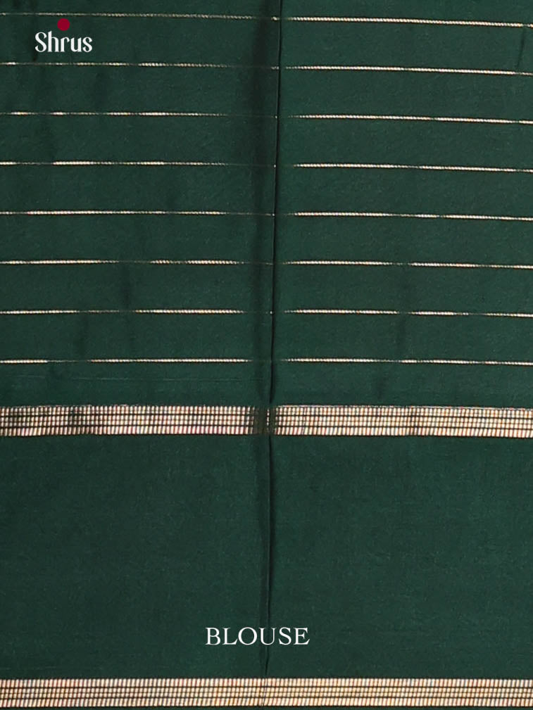Mustardy Green & Green - Semi Softsilk Saree - Shop on Shrus.com