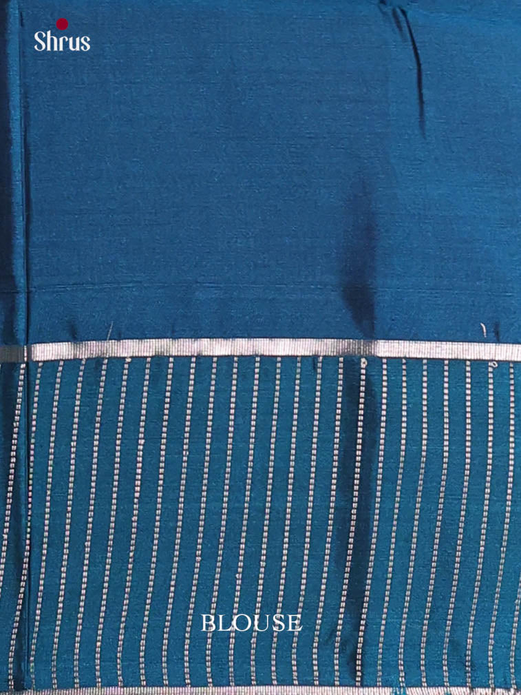 Lavender & Blue- Semi Softsilk Saree