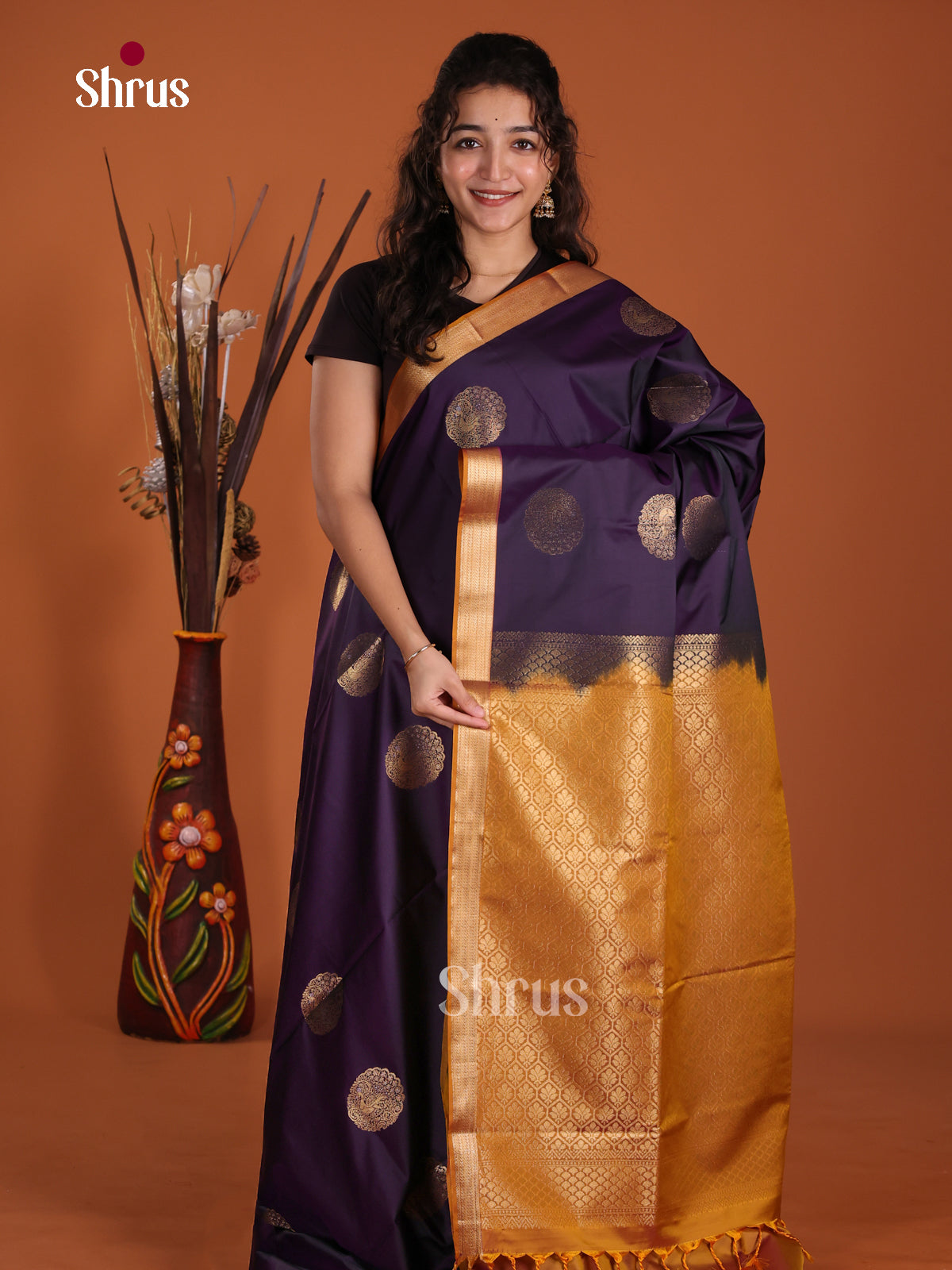 DKS14090 - Semi Softsilk Saree