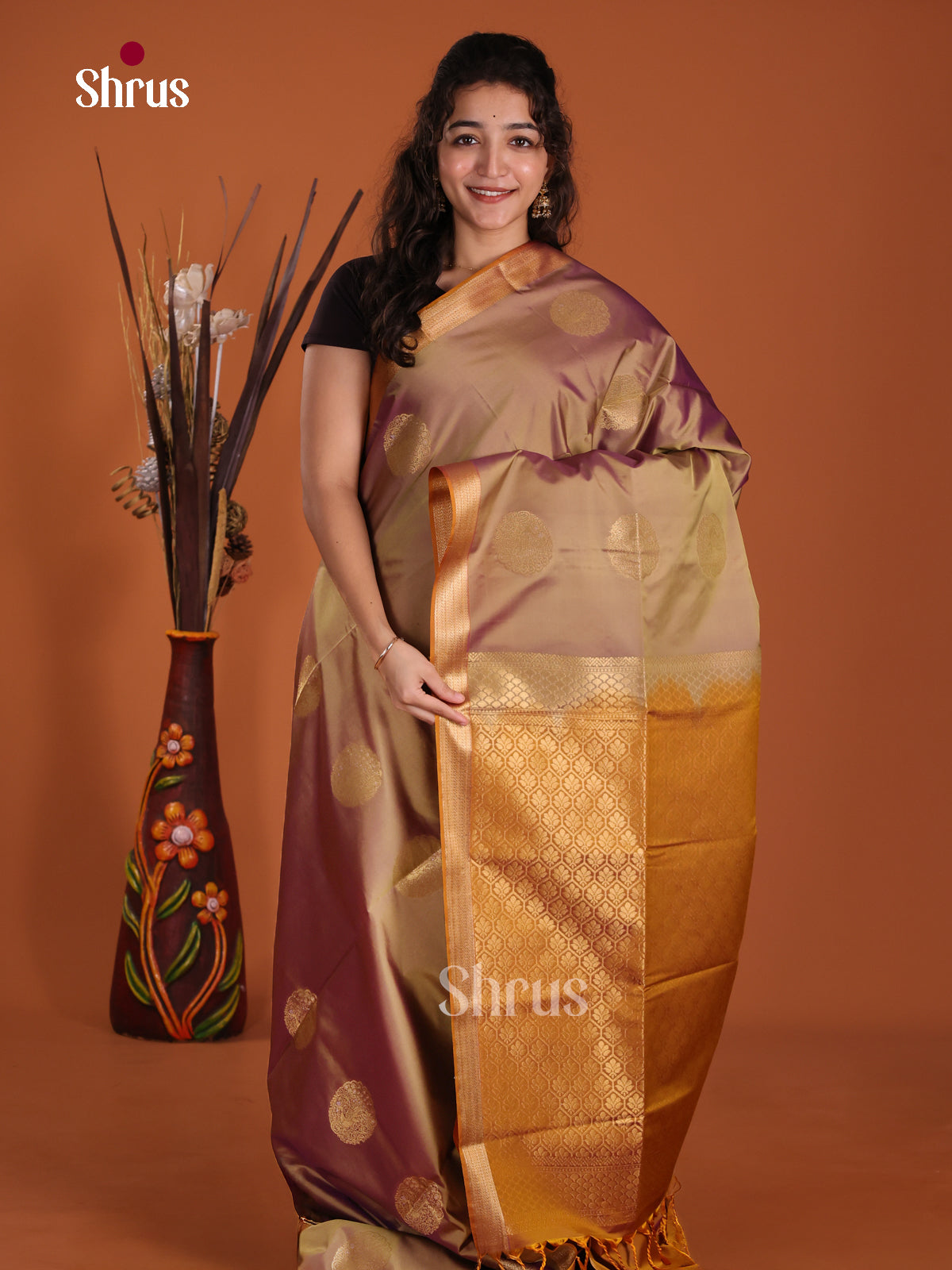DKS14091 - Semi Softsilk Saree