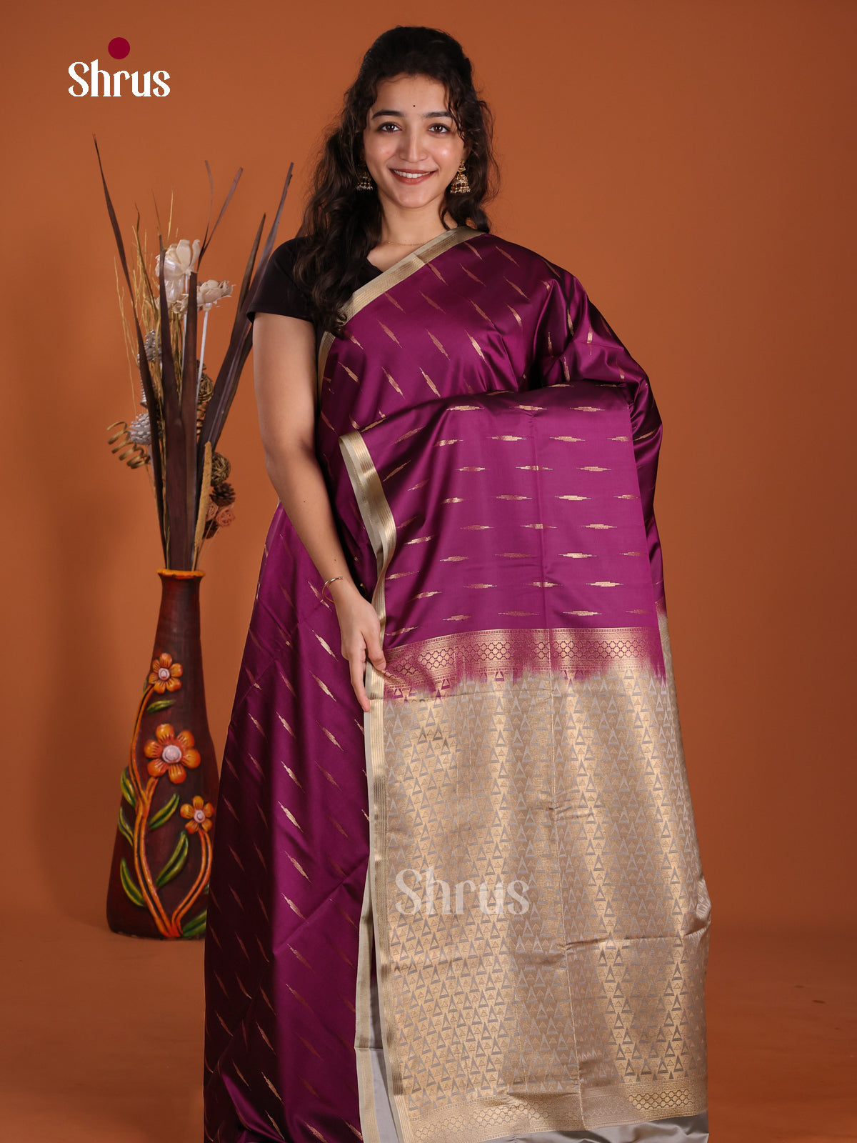 DKS14100 - Semi Softsilk Saree