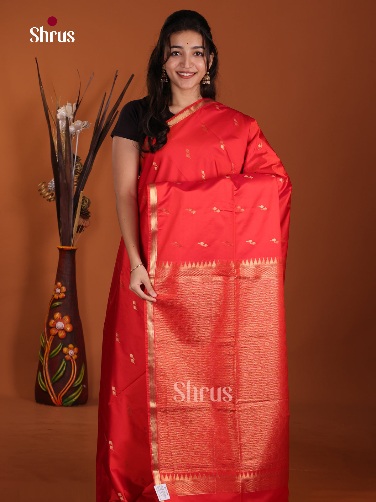 DKS14107 - Semi Softsilk Saree