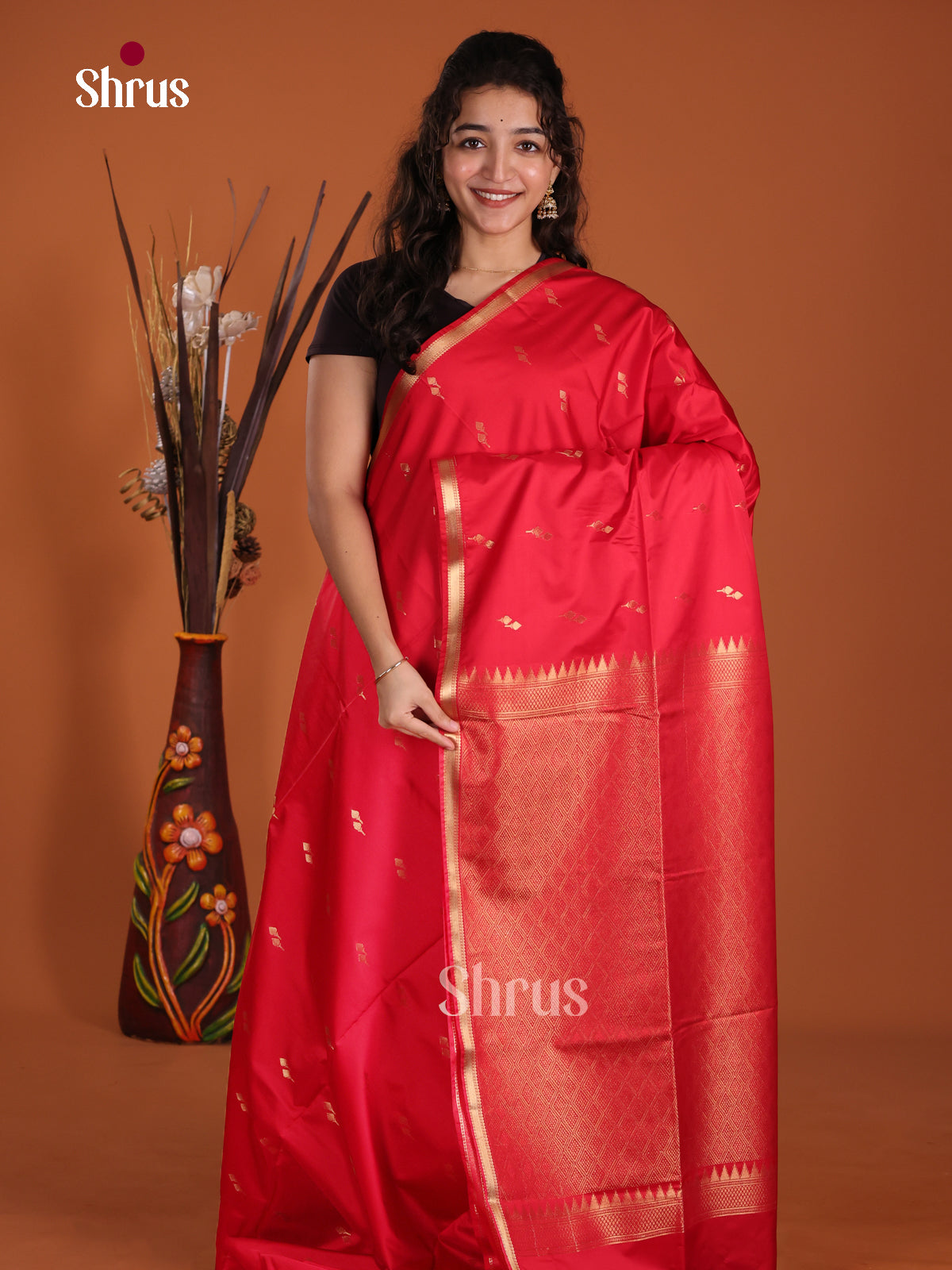 DKS14108 - Semi Softsilk Saree