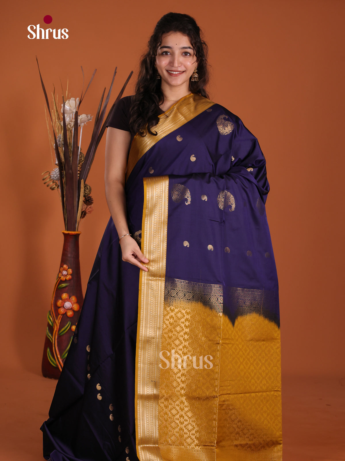 DKS14109 - Semi Softsilk Saree