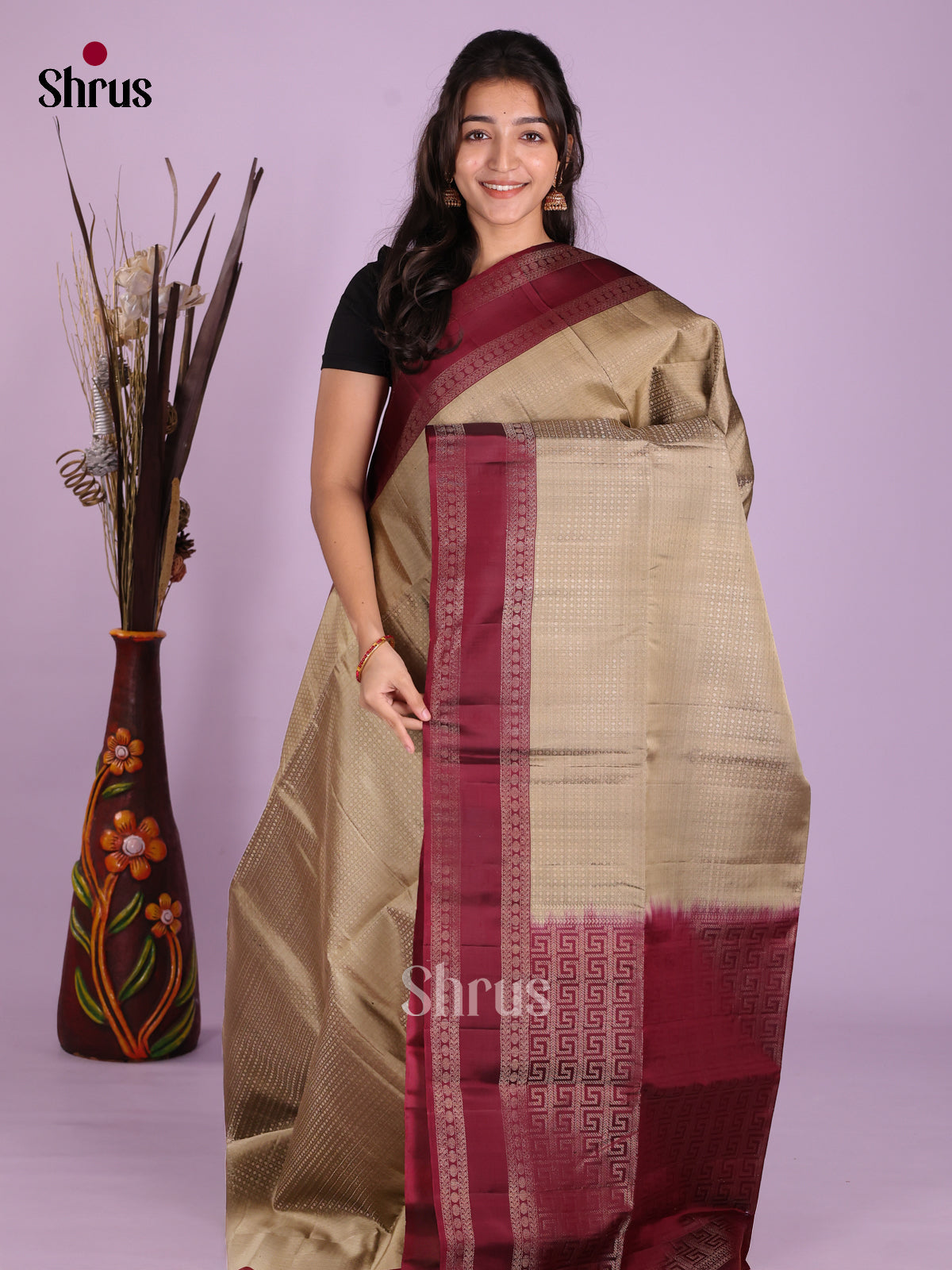 DKS15080 - Soft Silk (HR) Saree - Shop on Shrus.com