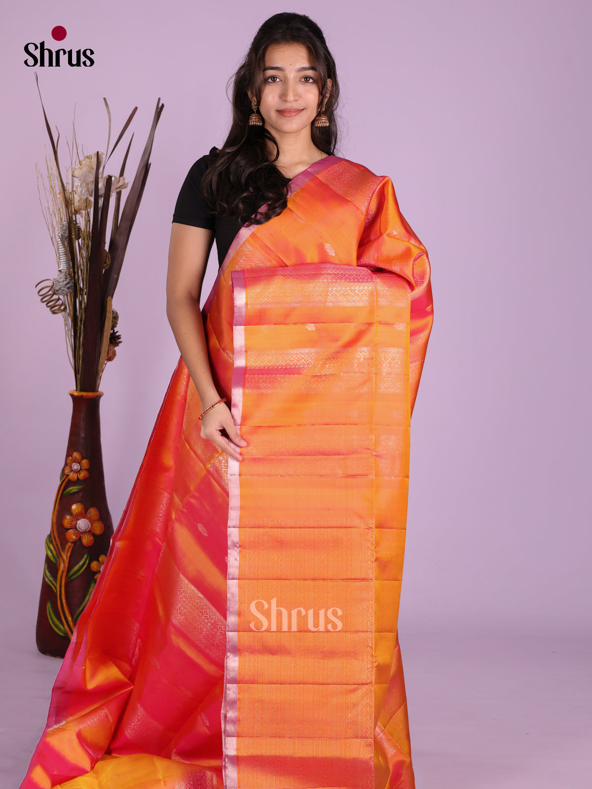 DKS15086 - Soft Silk (HR) Saree - Shop on Shrus.com