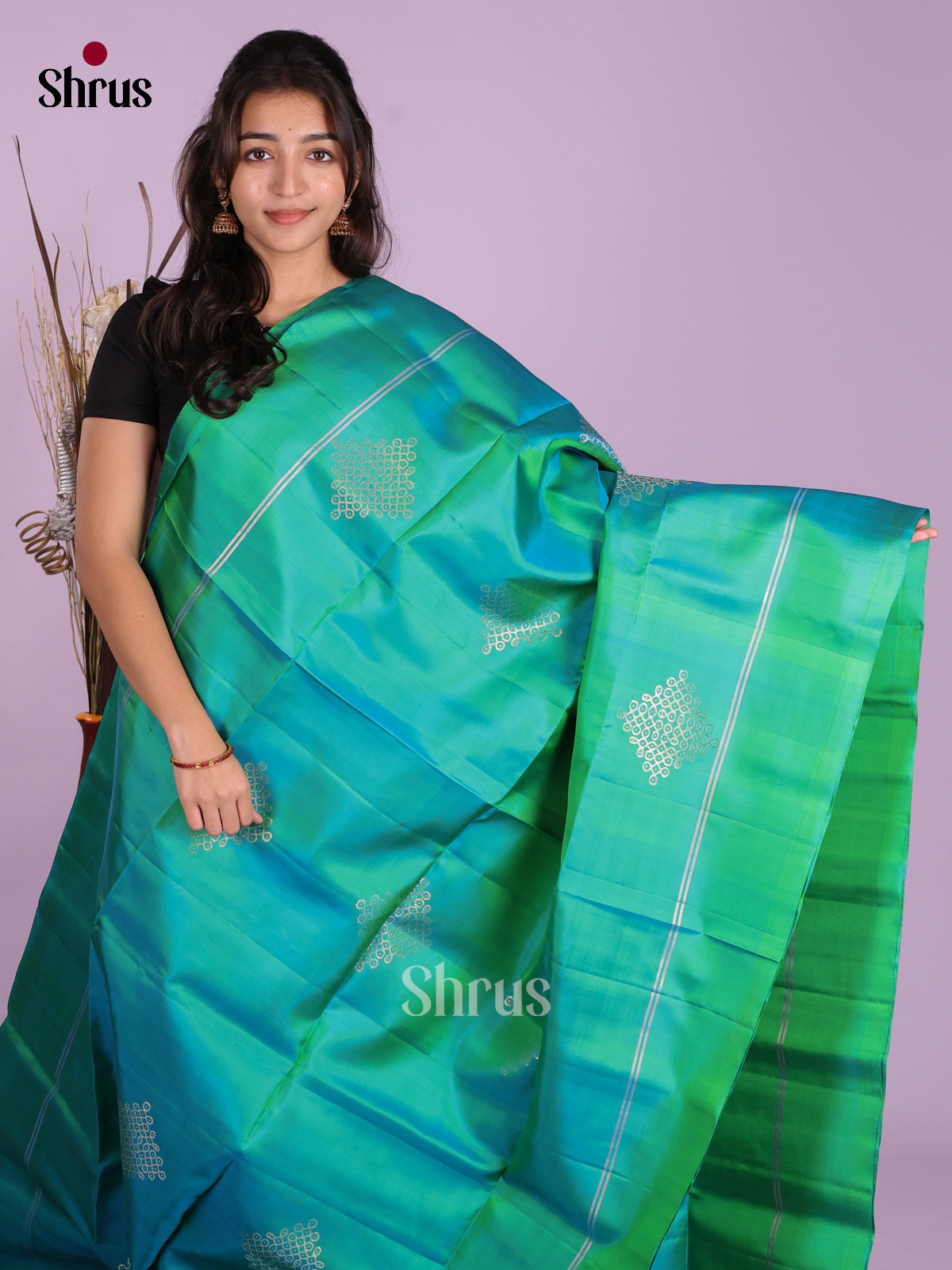 DKS15087 - Soft Silk (HR) Saree - Shop on Shrus.com