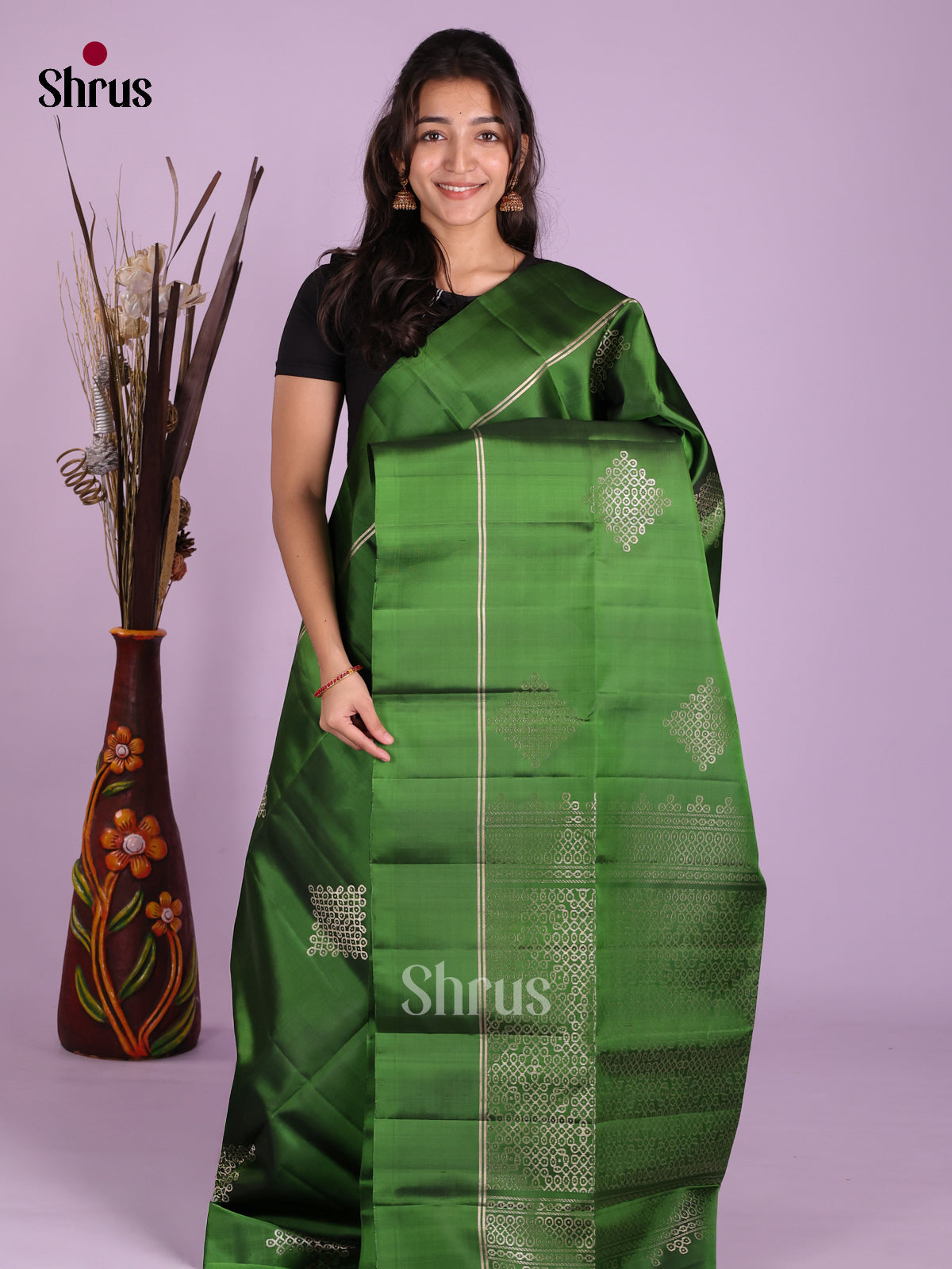 DKS15090 - Soft Silk (HR) Saree - Shop on Shrus.com