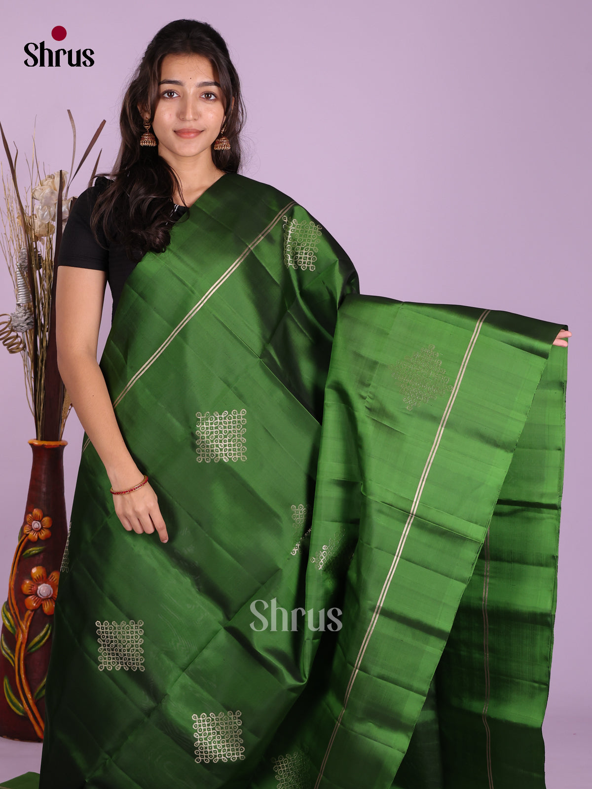 DKS15090 - Soft Silk (HR) Saree - Shop on Shrus.com