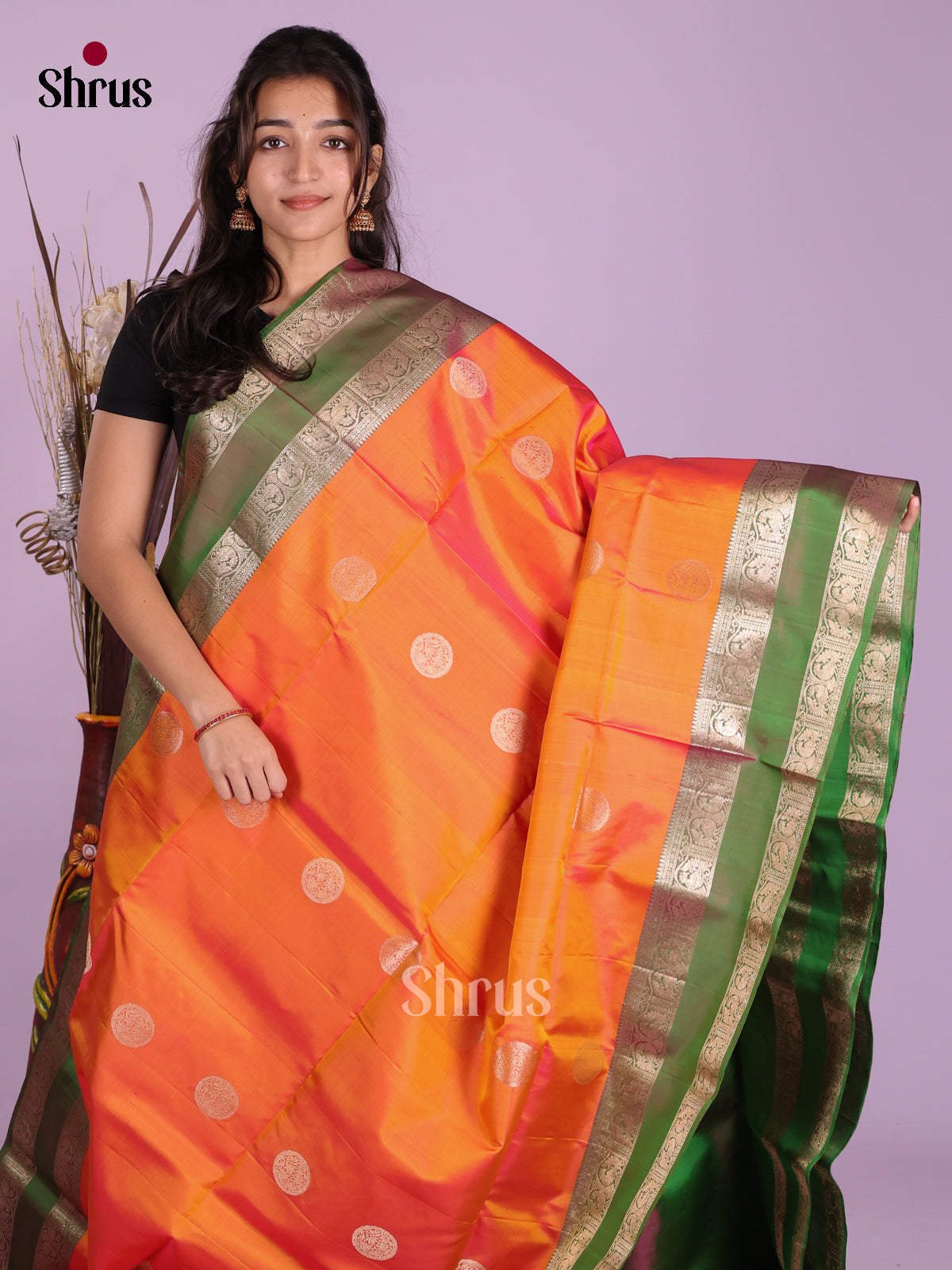 DKS15104 - Soft Silk (HR) Saree - Shop on Shrus.com