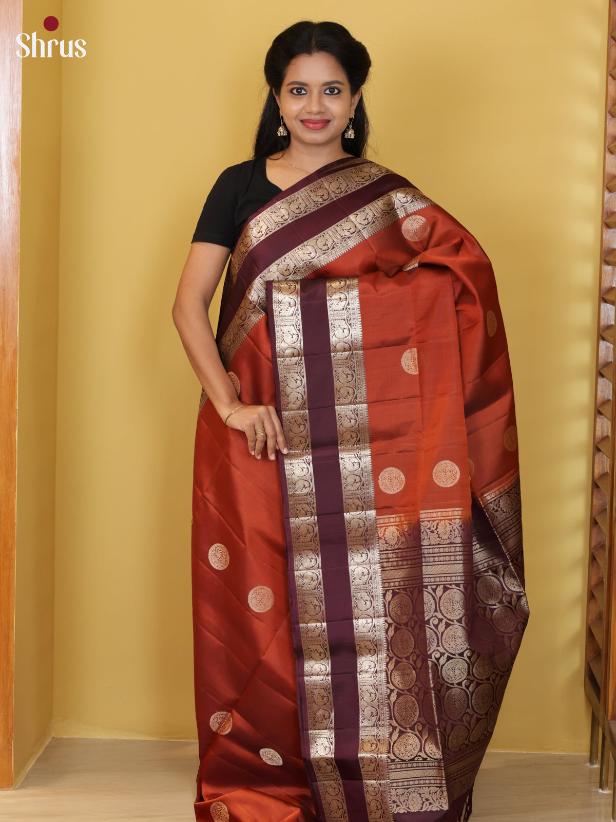 DKS15105 - Soft Silk (HR) Saree - Shop on Shrus.com