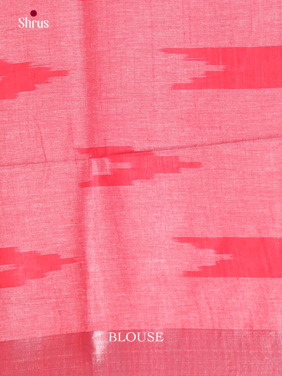 Blue & Pink - Semi Ikkat Saree