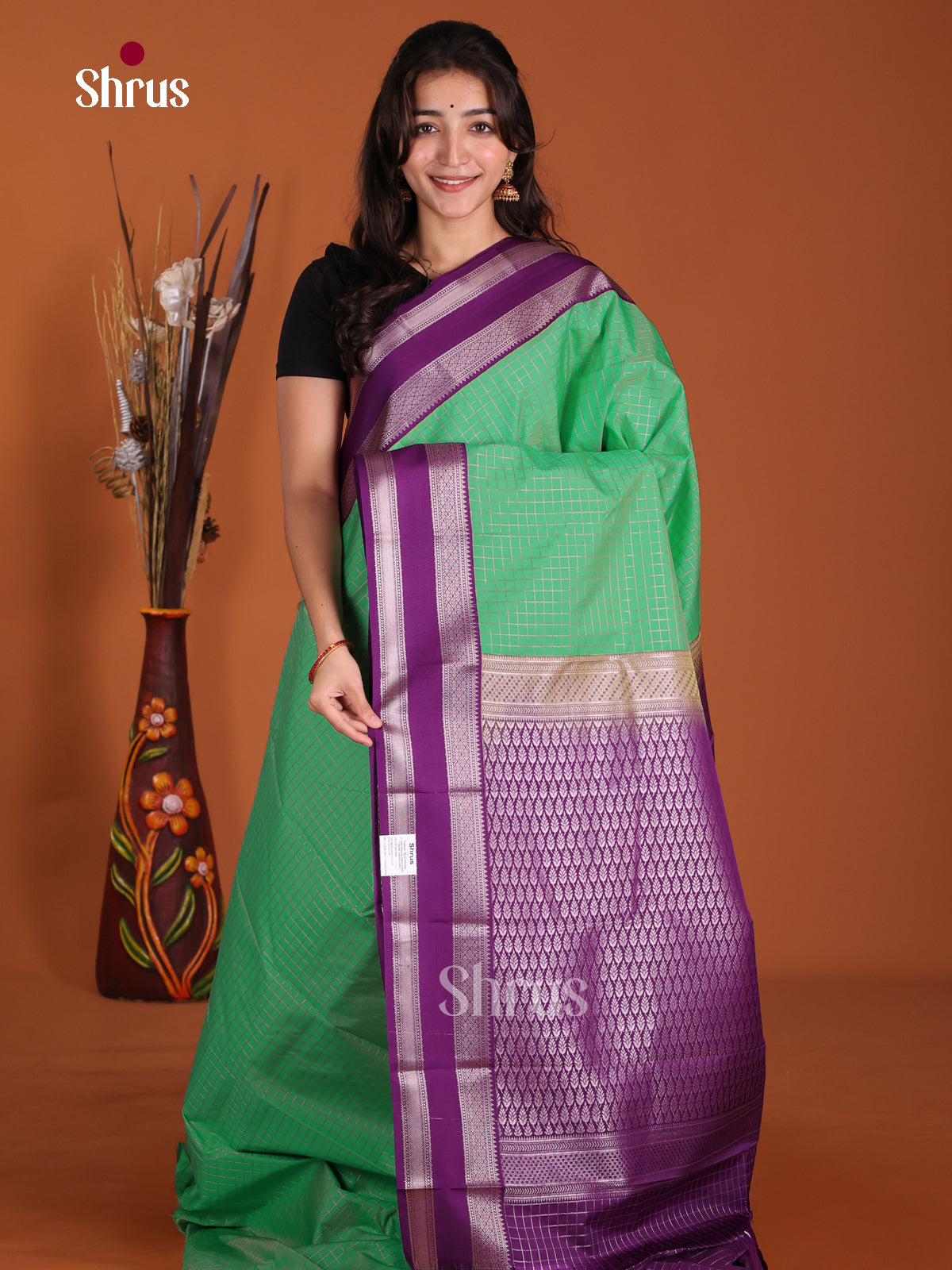 DKS17254 - Semi Kanchipuram Saree