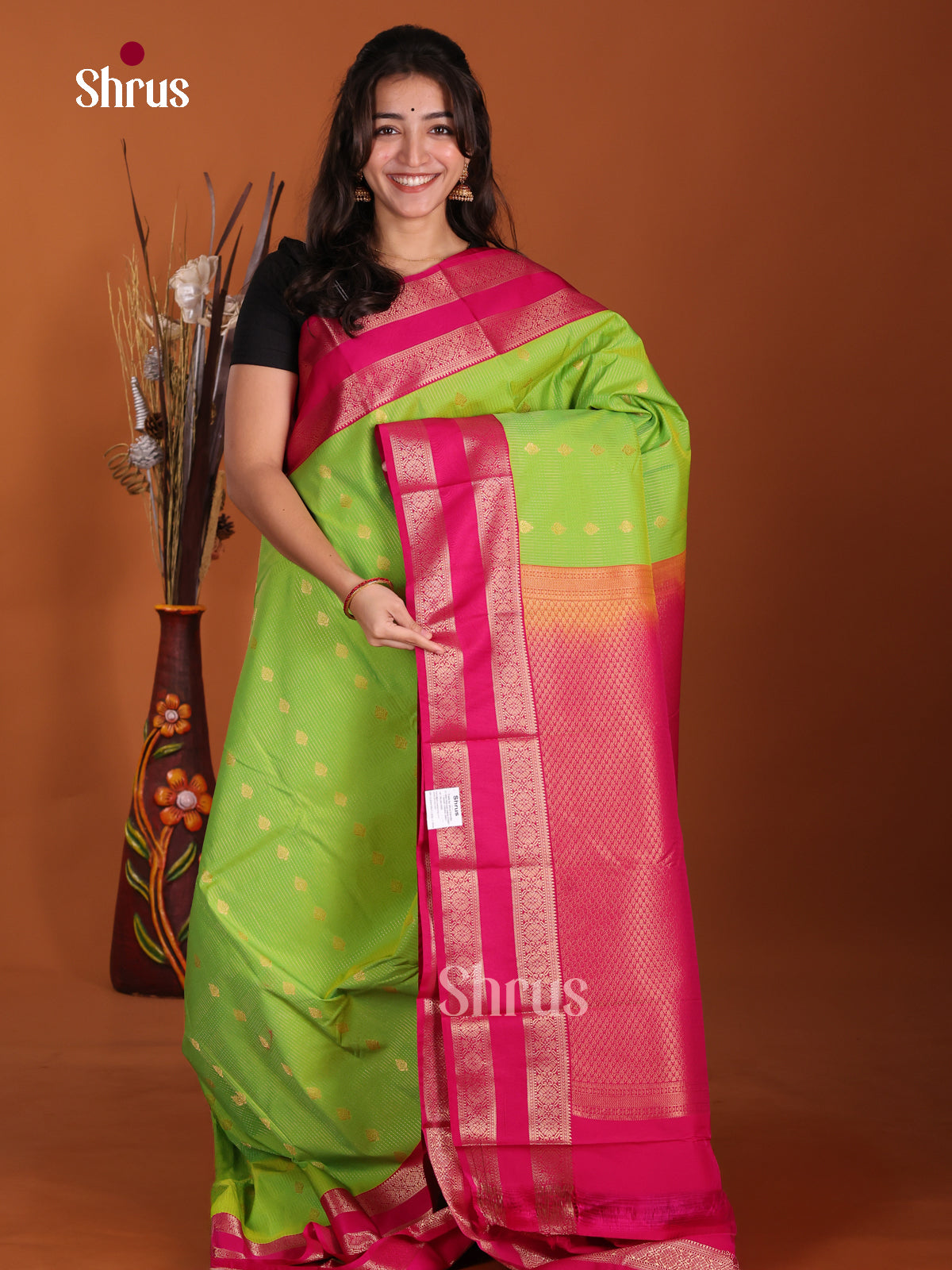 DKS17300 - Semi Kanchipuram Saree