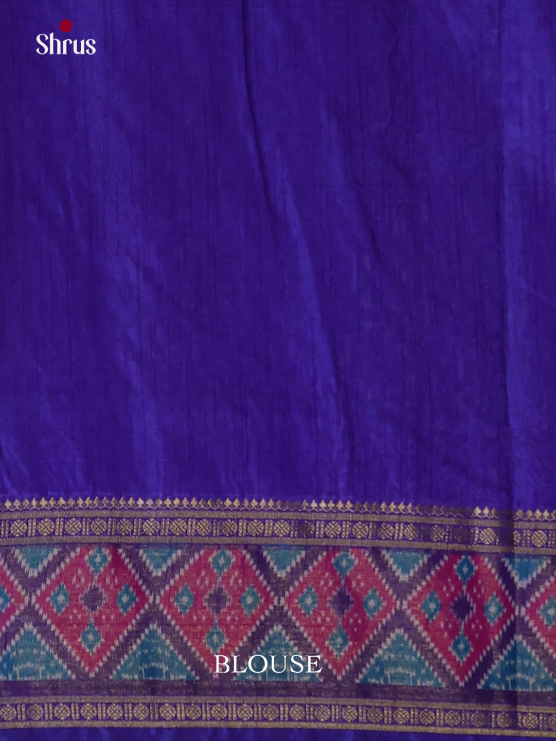 Blue - Semi Patola Saree