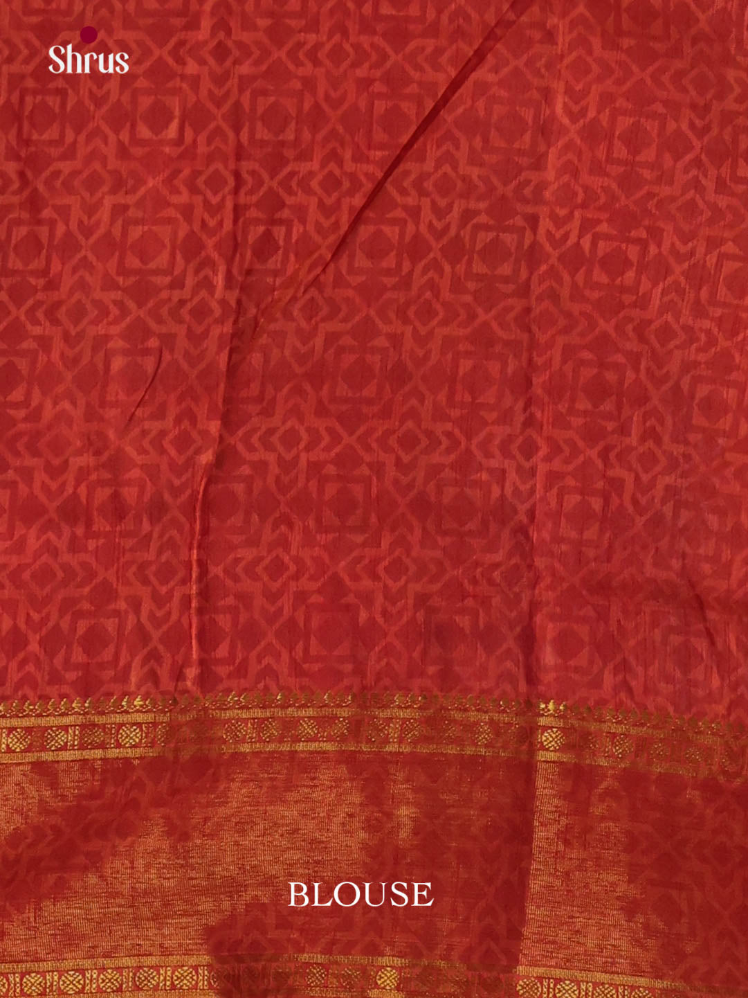 Mustard & Brick - Semi Patola Saree