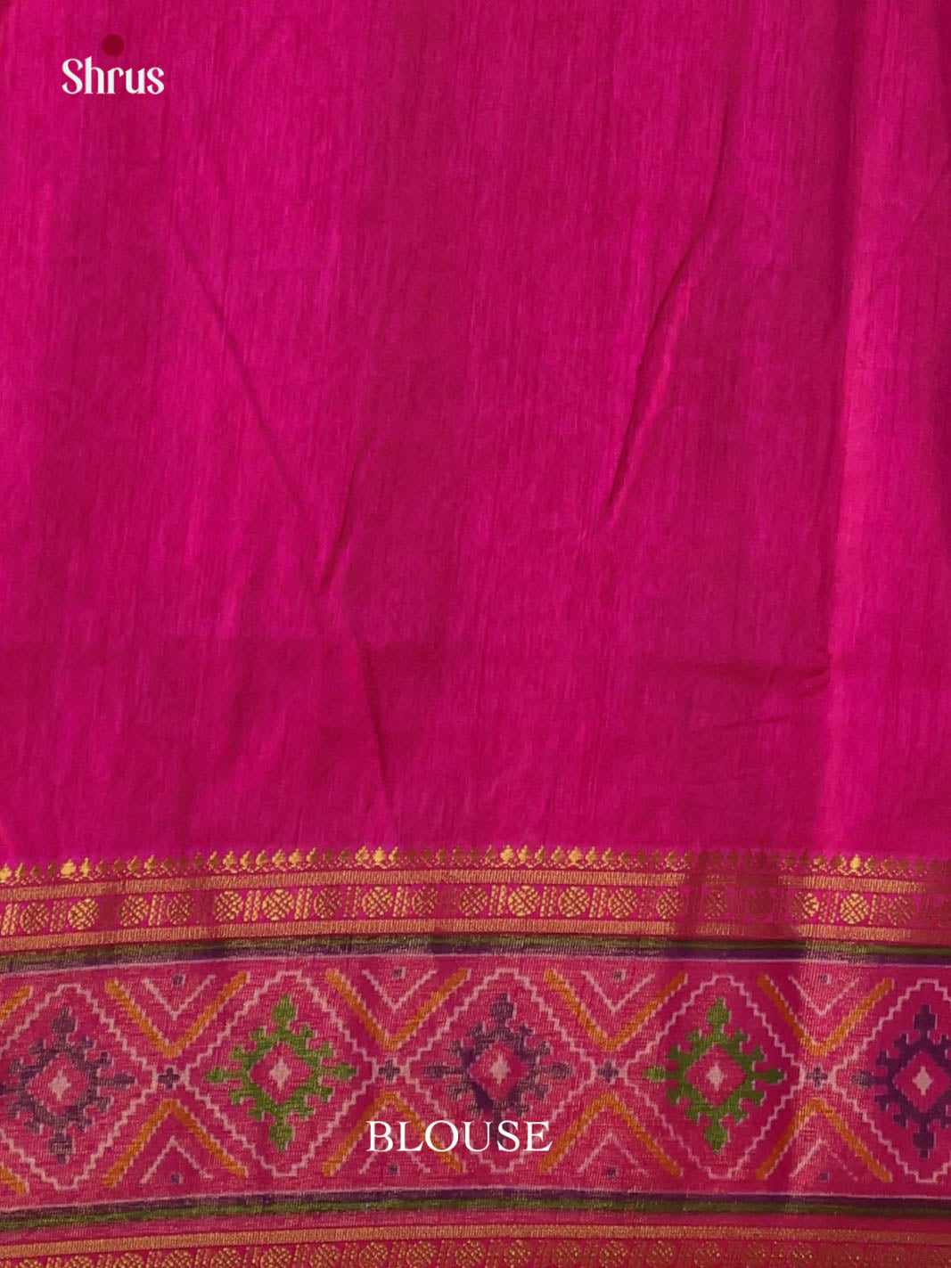 Purple & Pink - Semi Patola Saree - Shop on Shrus.com