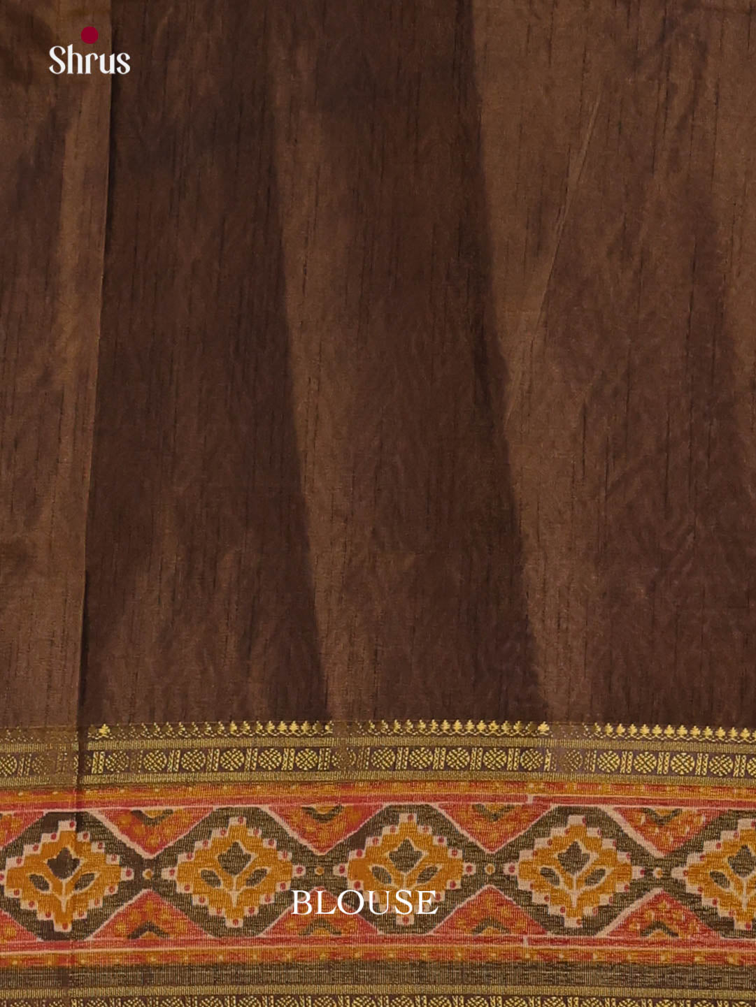 Mustard & Army Green - Semi Patola Saree - Shop on Shrus.com