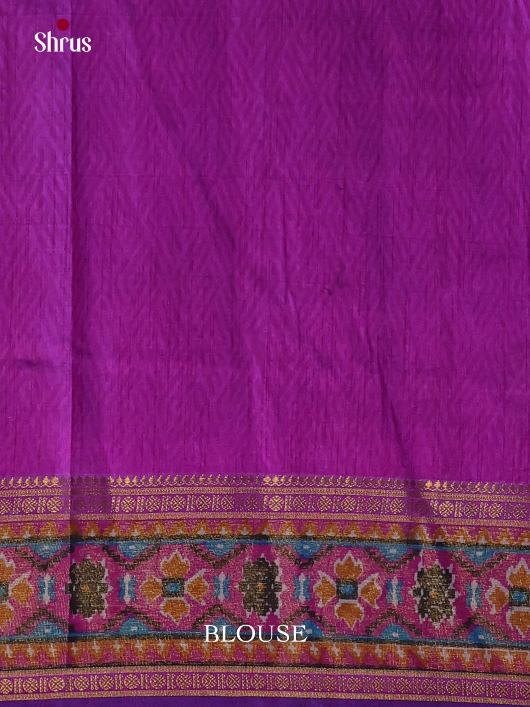 Blue & Purple - Semi Patola Saree