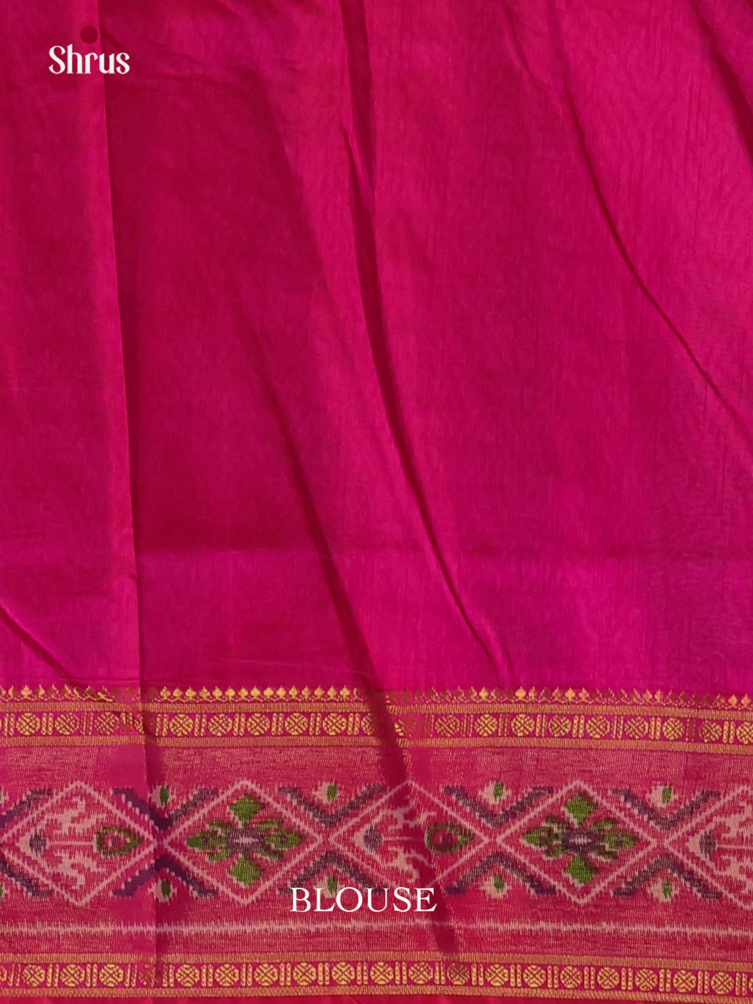 Purple & Pink- Semi Patola Saree - Shop on Shrus.com
