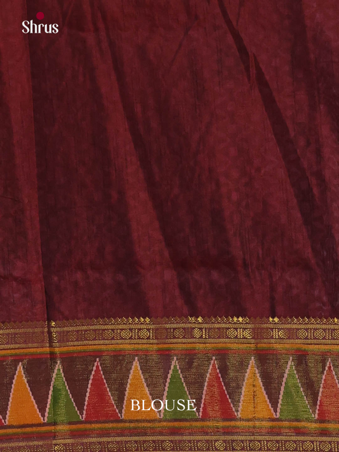 Red & Maroon - Semi Patola Saree - Shop on Shrus.com