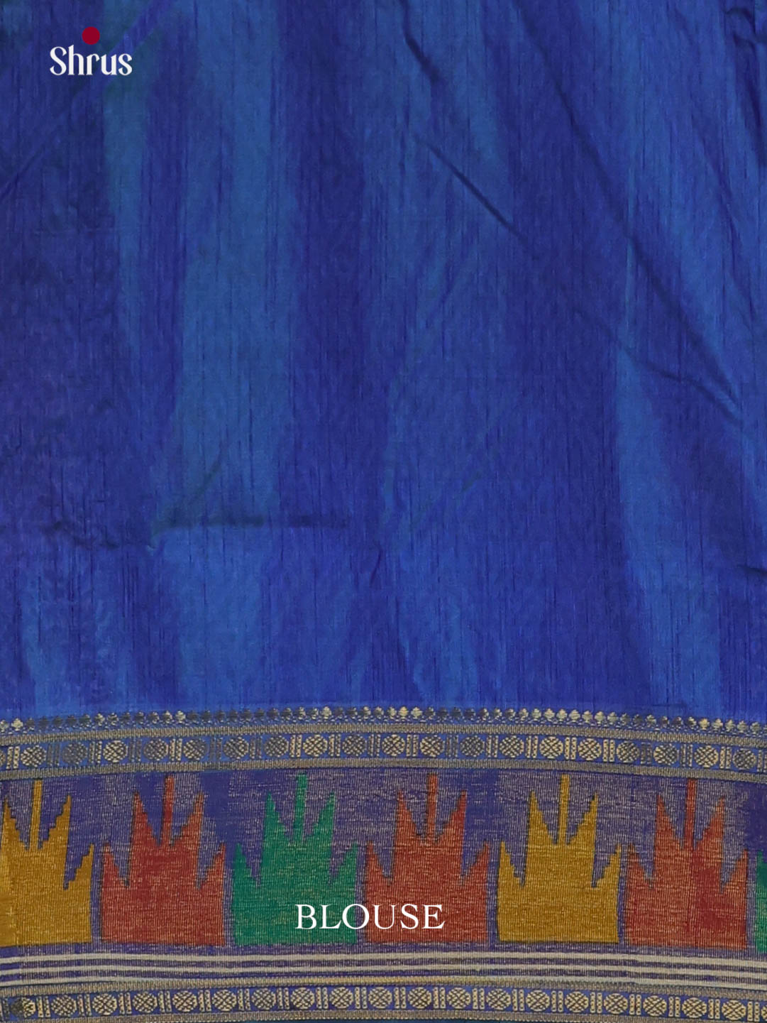 Green & Blue- Semi Patola Saree