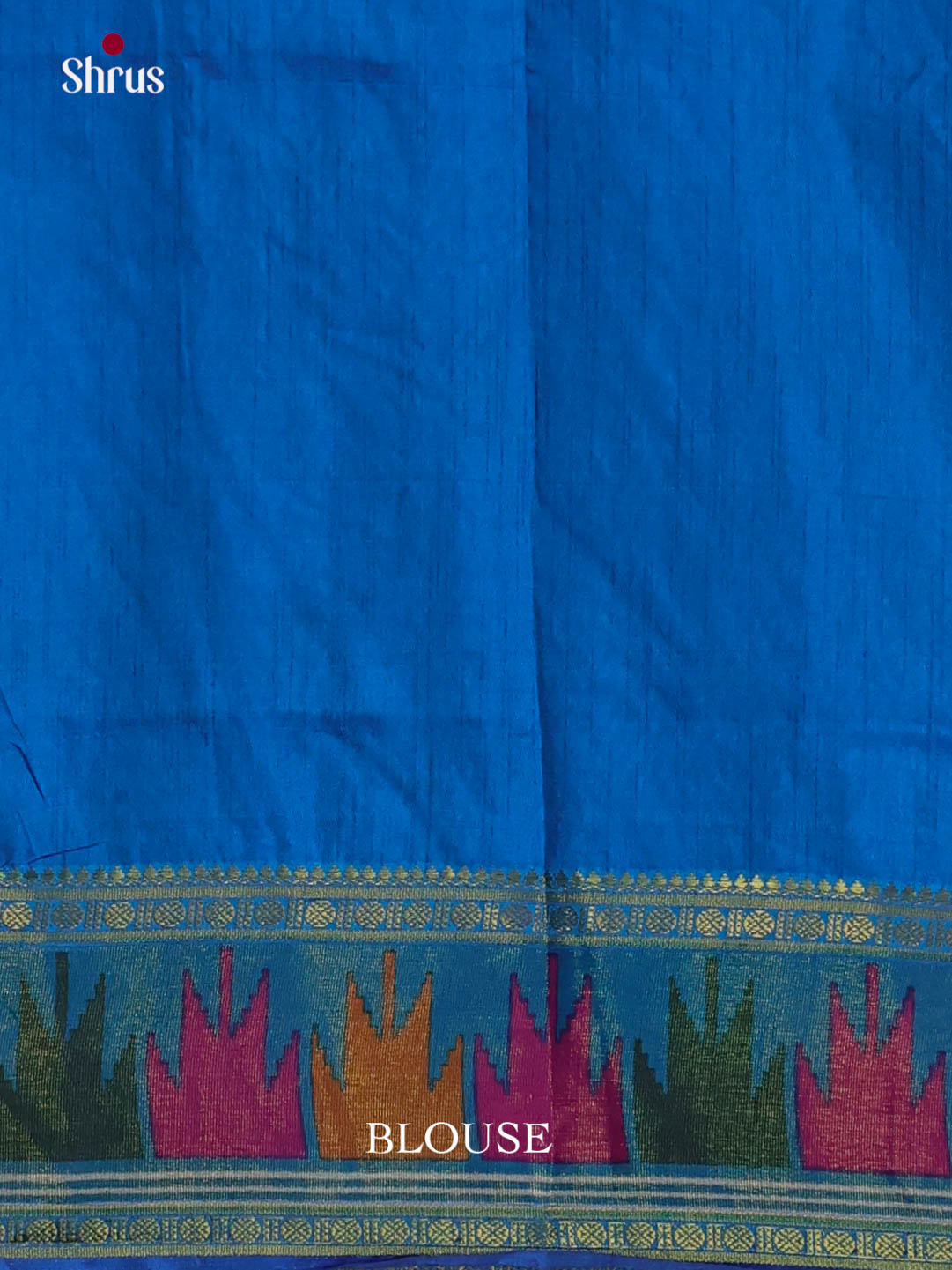 Blue - Semi Patola Saree