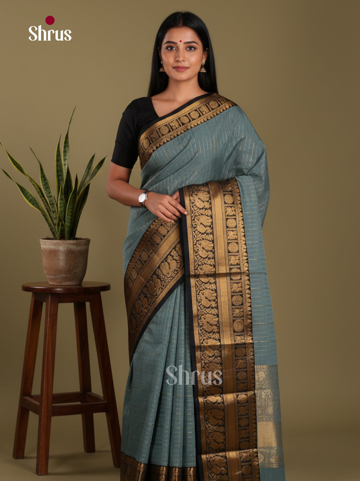 DKS19011 - Chettinad Cotton Saree