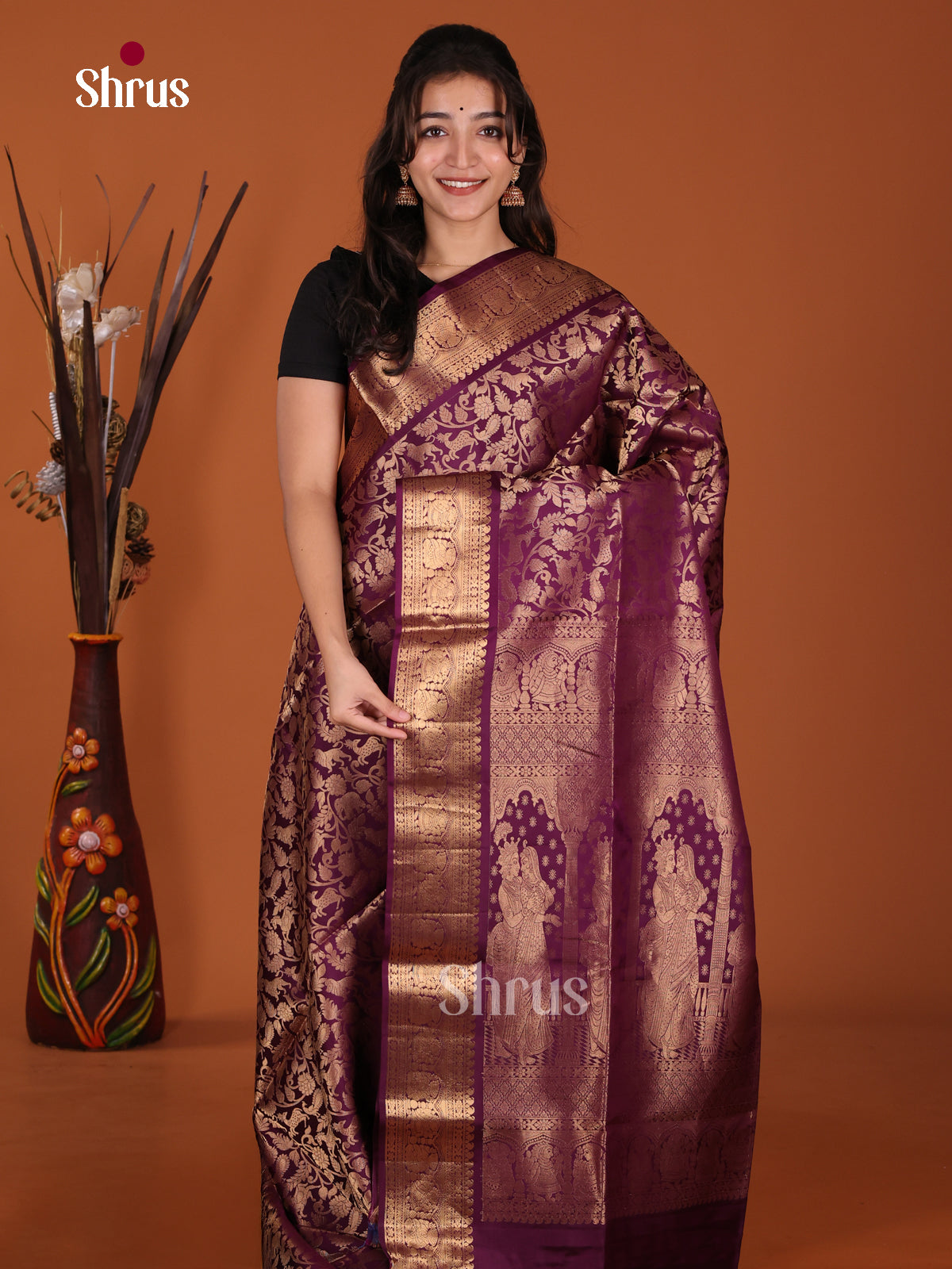 DKS19017 - Soft Silk (HR) Saree
