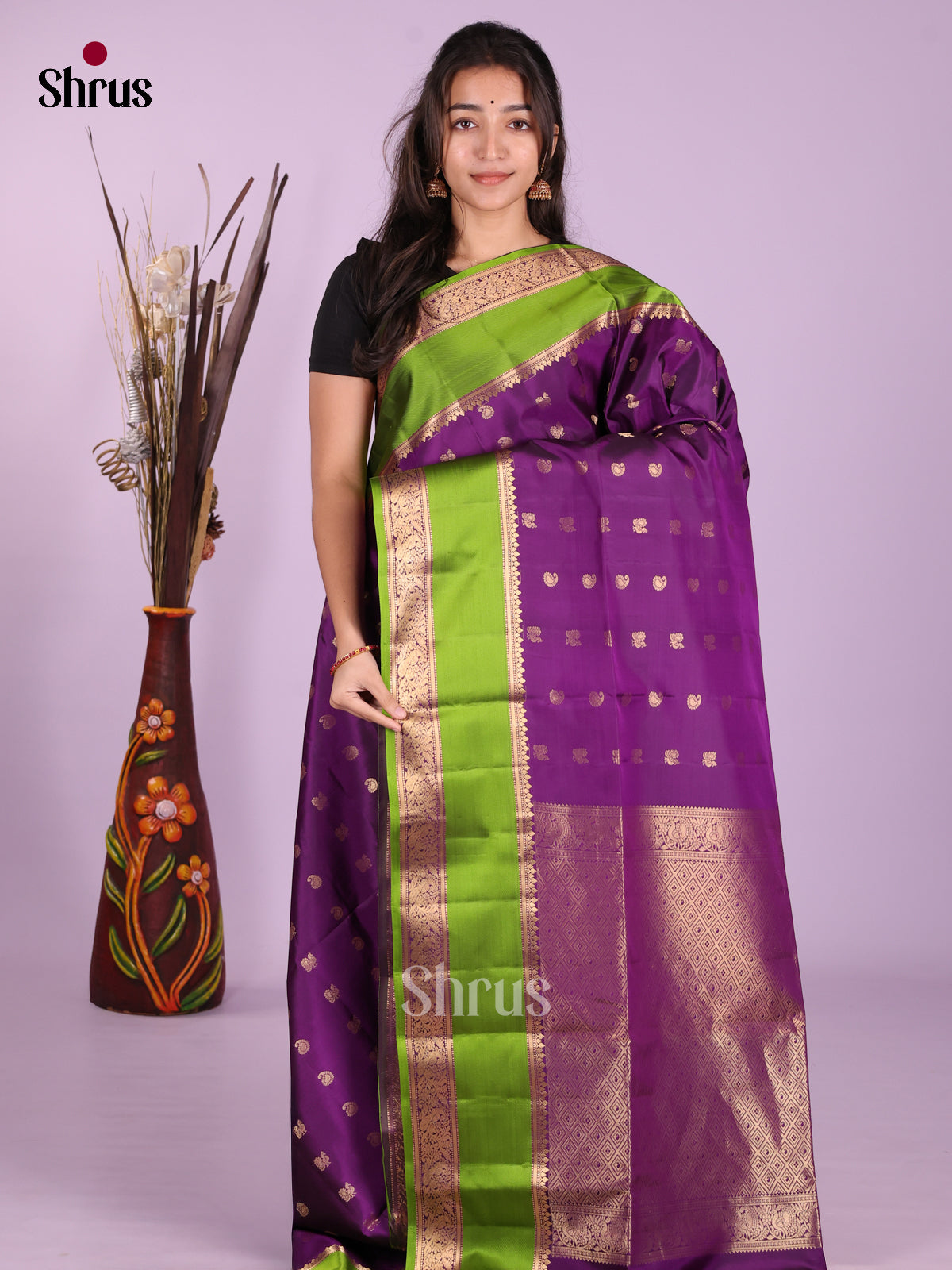 DKS19024 - Soft Silk (HR) Saree - Shop on Shrus.com