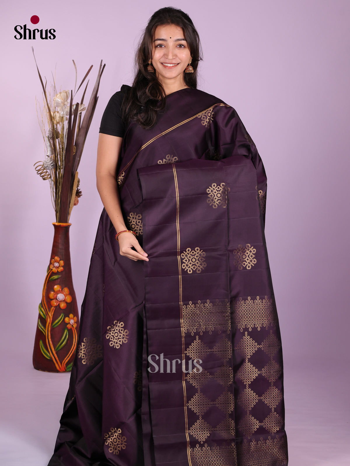 DKS19028 - Soft Silk (HR) Saree - Shop on Shrus.com