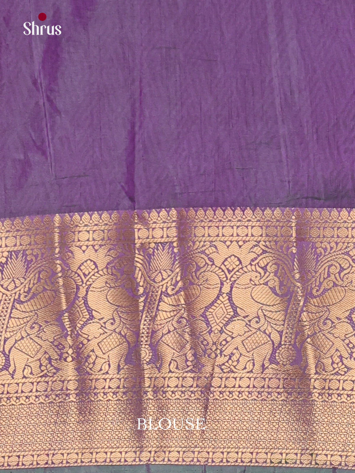 Blue & Purple - Semi Patola Saree