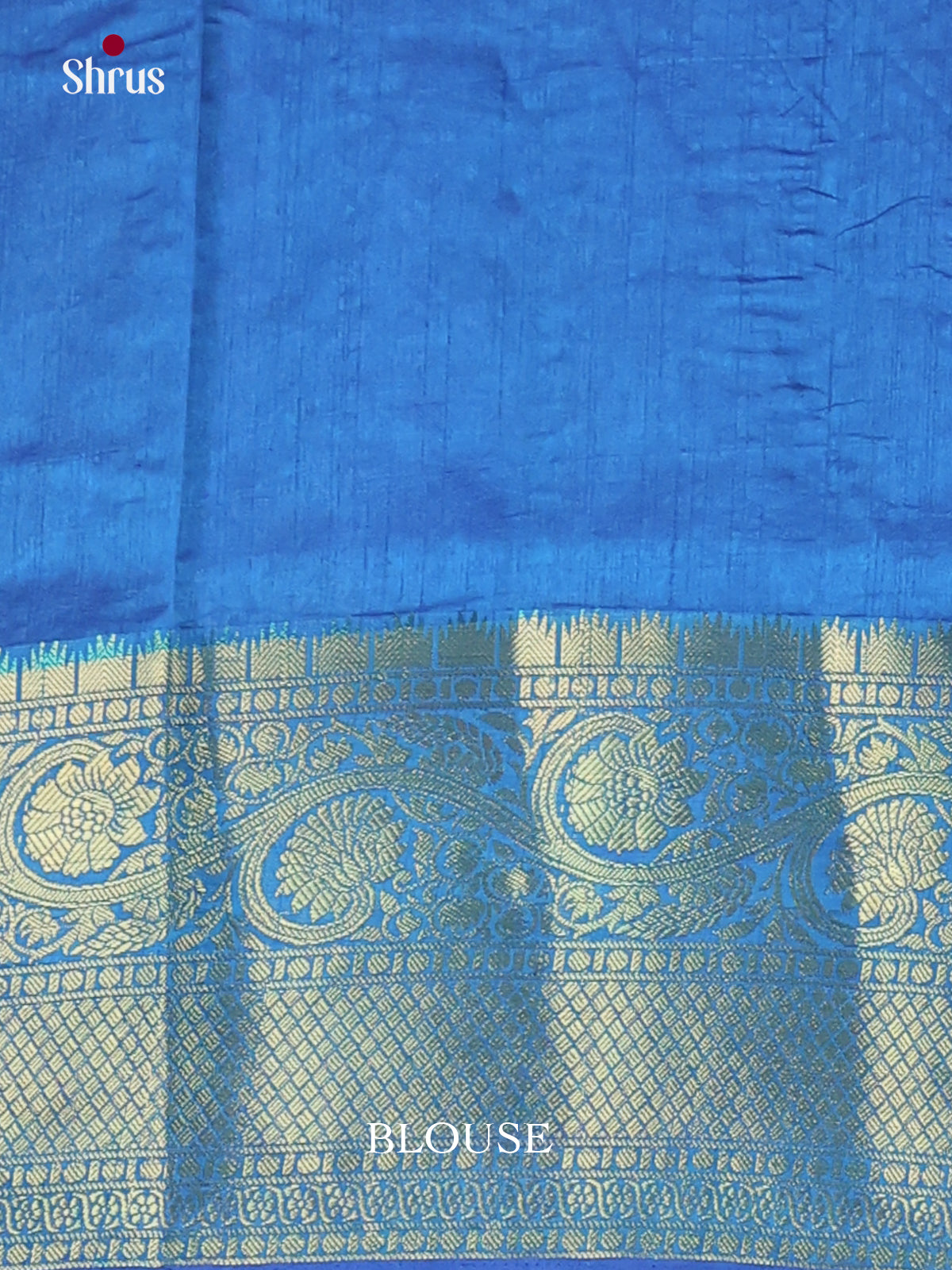 Blue - Semi Patola Saree