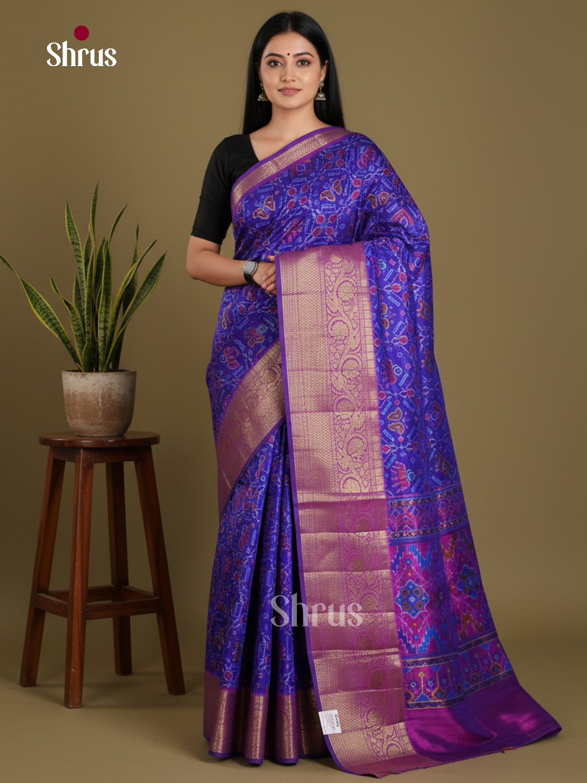 DKS21013 - Semi Patola Saree